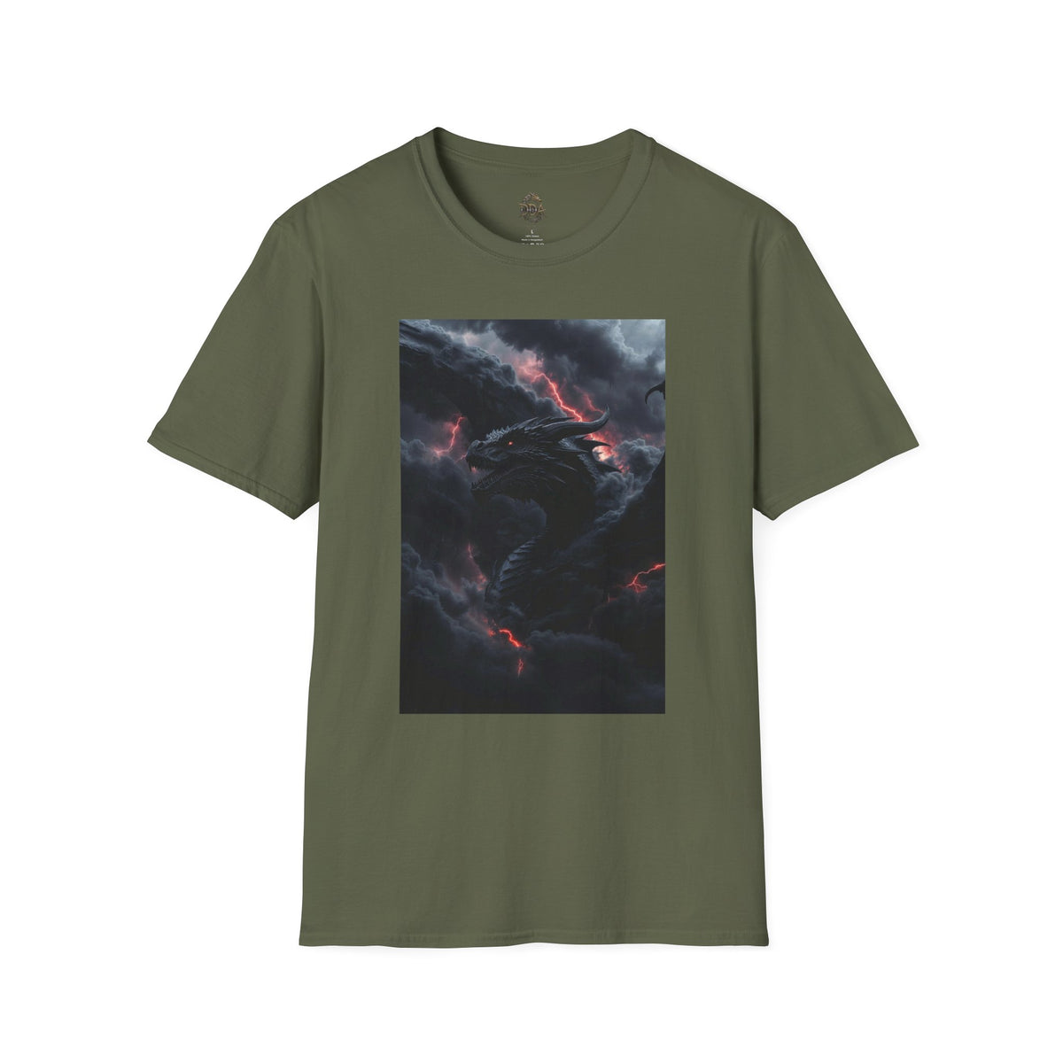 A Dragon Smoke T-Shirt — Stormy Smoke Tee
