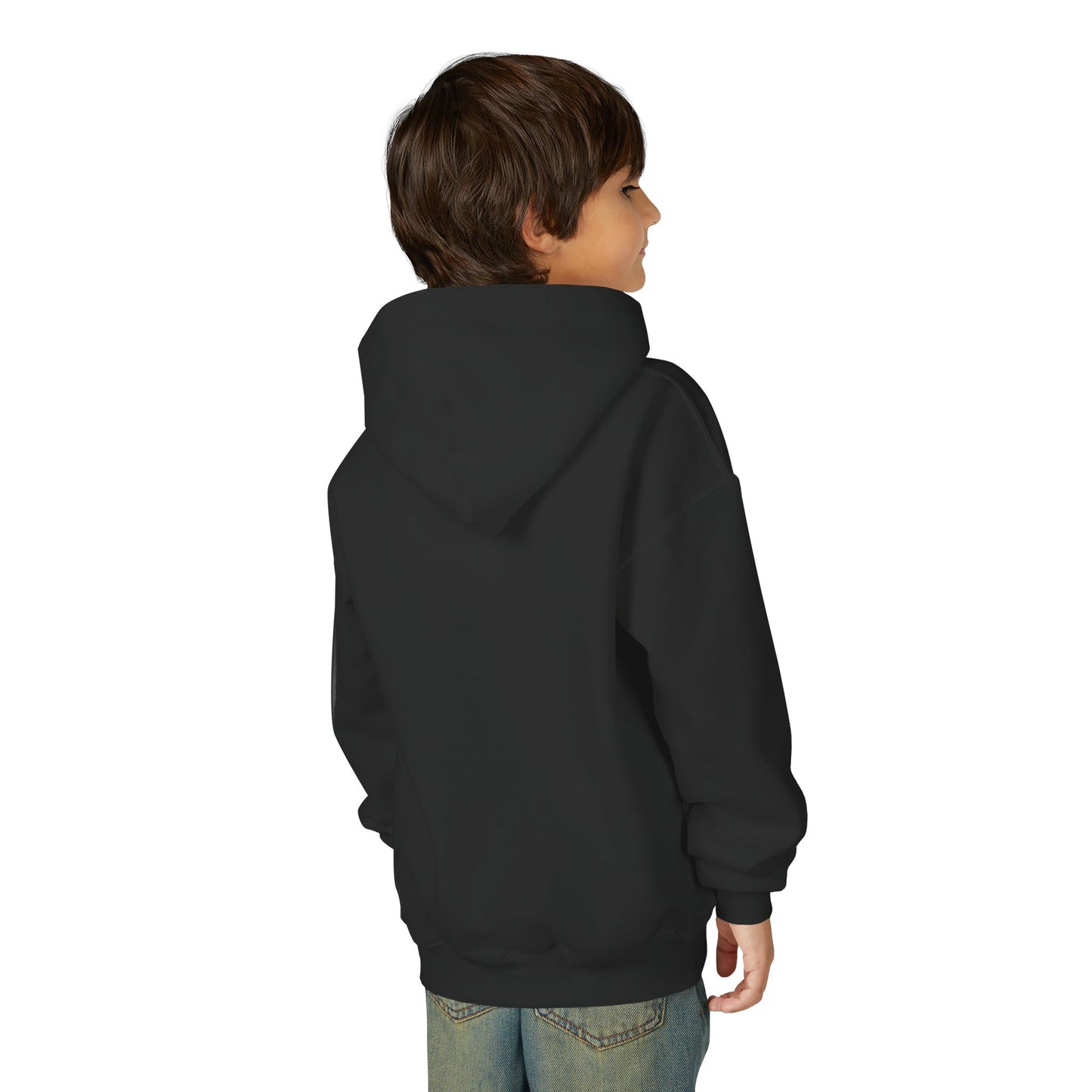 Dragon Fantasy Youth Heavy Blend Hooded Sweatshirt, Adventure Hoodie, Gift for Kids, Fantasy Apparel, Cozy Sweatshirt for Young Dreamers