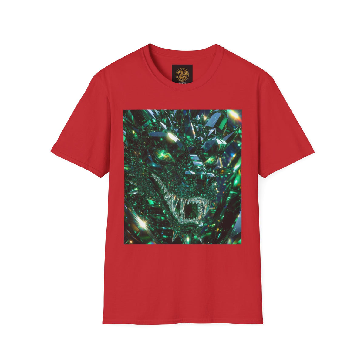 An Emerald Dragon Crystal Skull T-Shirt