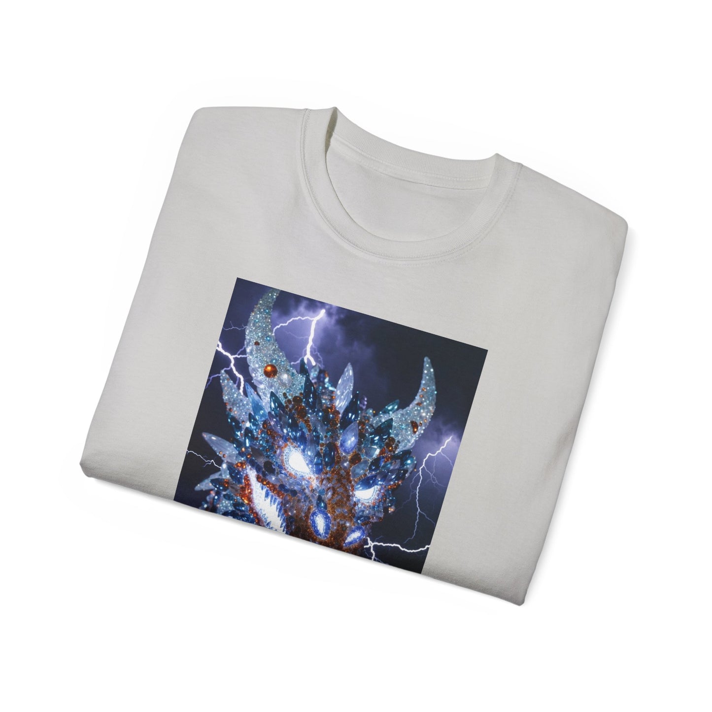 Electric Dragon T-Shirt — Lightning Fantasy Beast Graphic Tee