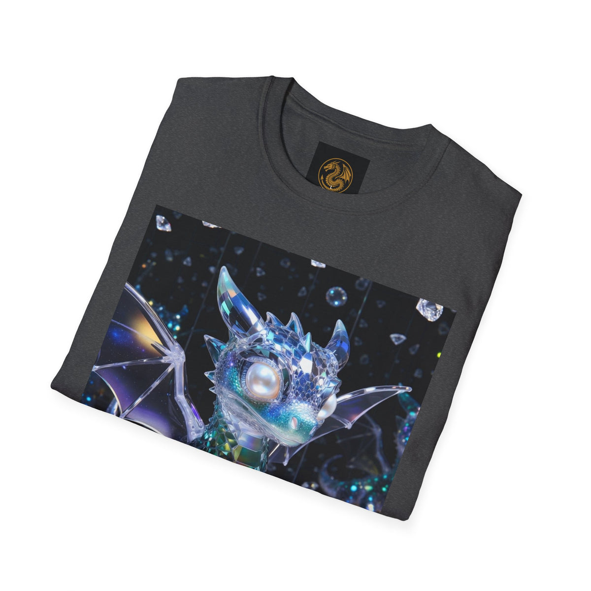 A Crystal Dragon T-Shirt — Sparkling Gem Fantasy Tee