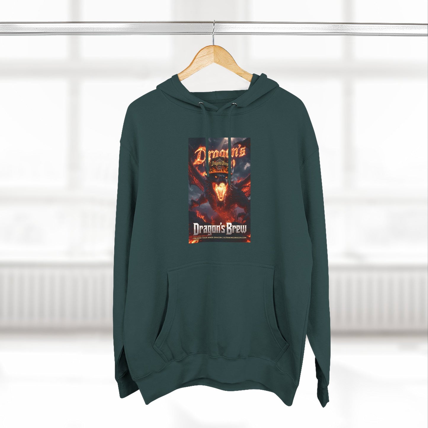 Dragons Brew Three-Panel Fleece Hoodie