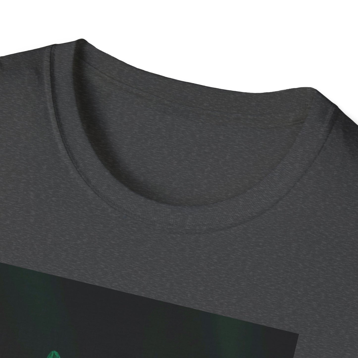 Emerald Storm Dragon T-Shirt — Neon Fantasy Dragon Graphic Tee
