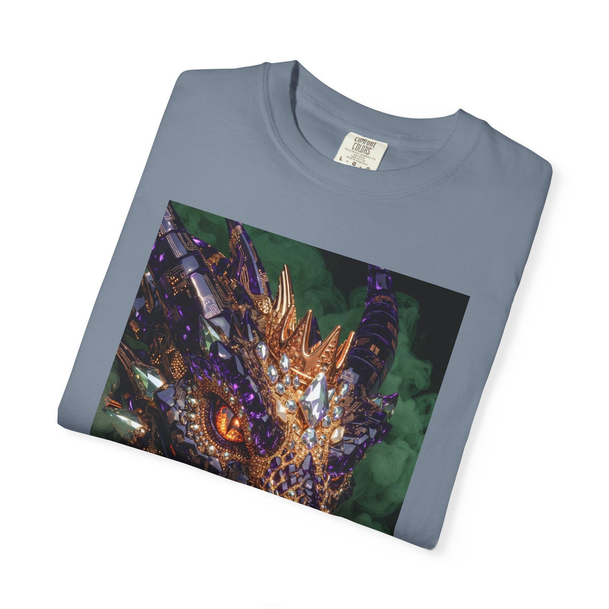 A Dragon Pocket Graphic T‑Shirt — Fiery Fantasy Chest Print