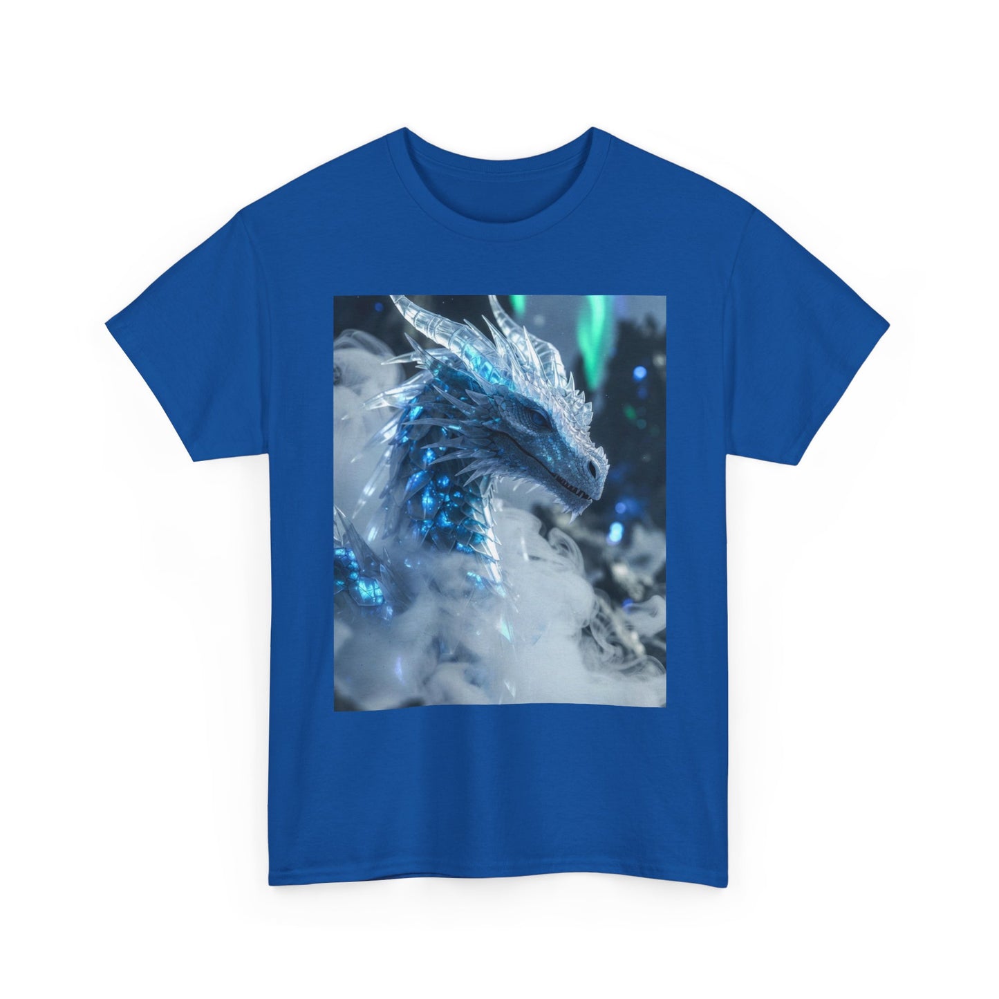 Ice Dragon Graphic Tee — Fantasy Dragon Art T-Shirt