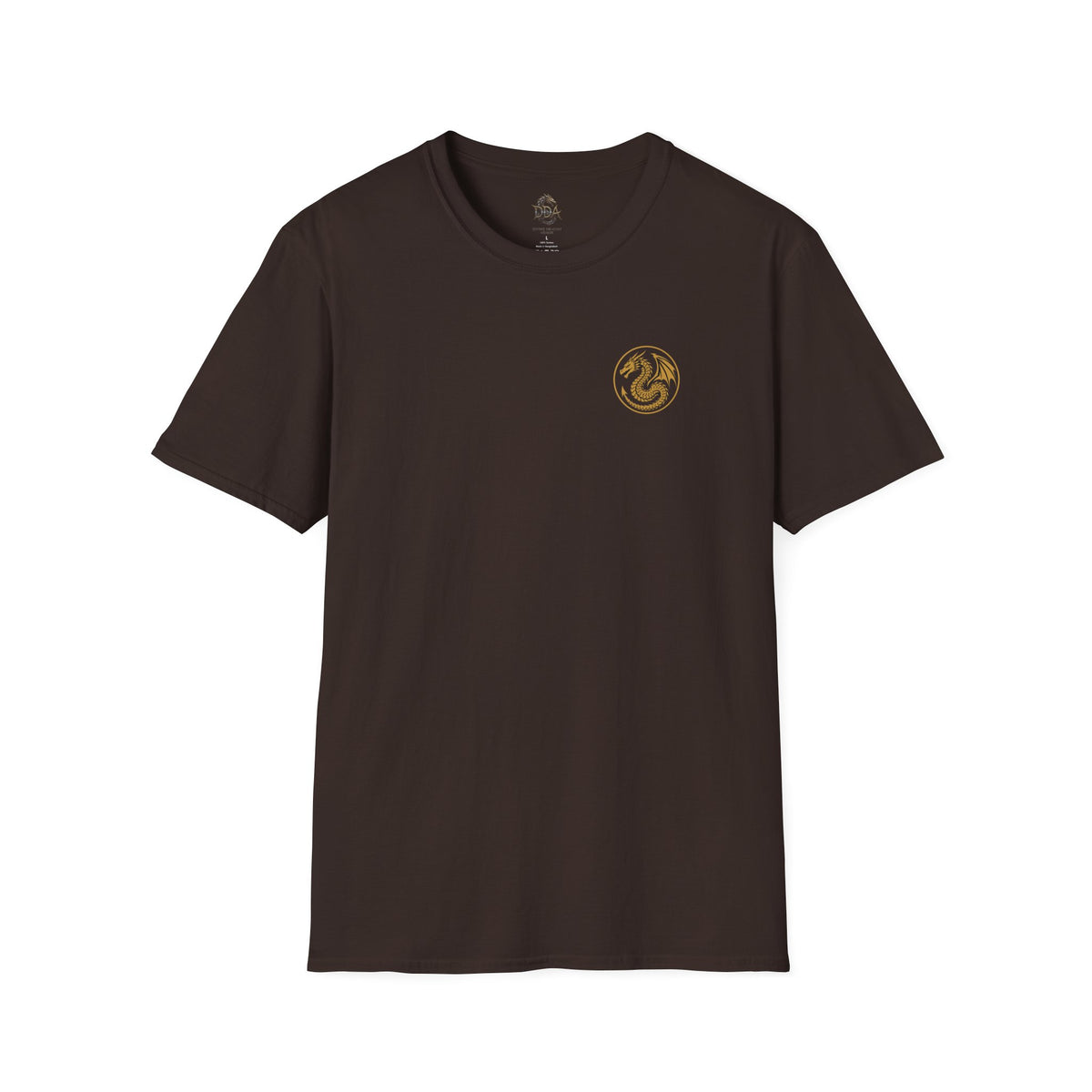 A # 1 Selling Divine Dragon Armor Pocket T-Shirt — Vintage Gold Emblem Tee