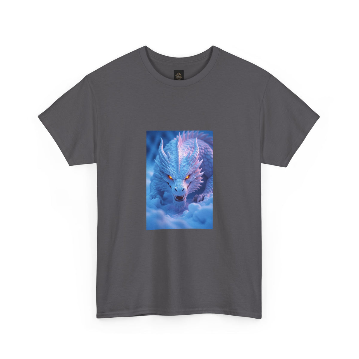 A Mystic Blue Dragon Tee — Ethereal Fantasy Animal Graphic T-Shirt