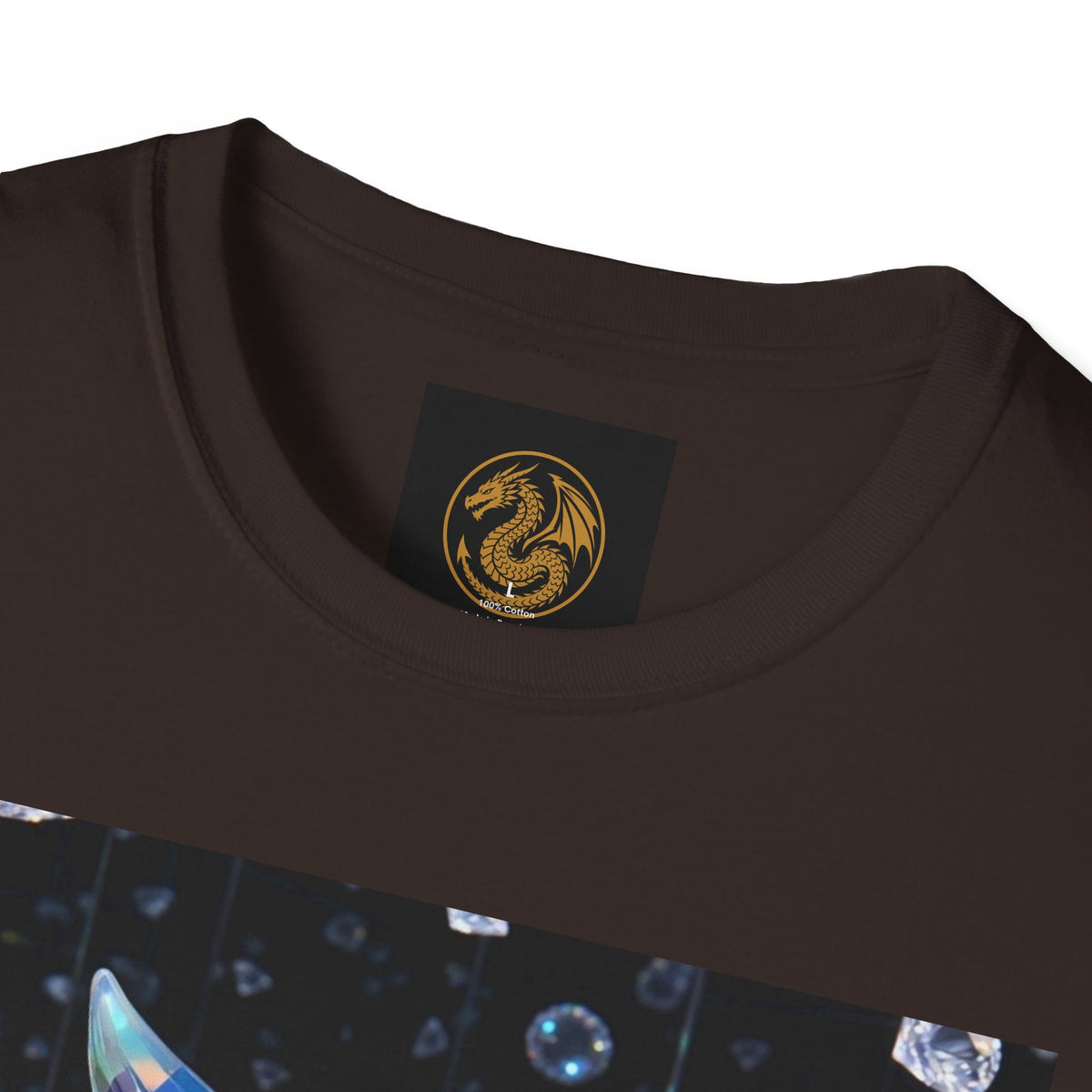 A Crystal Dragon T-Shirt — Sparkling Gem Fantasy Tee