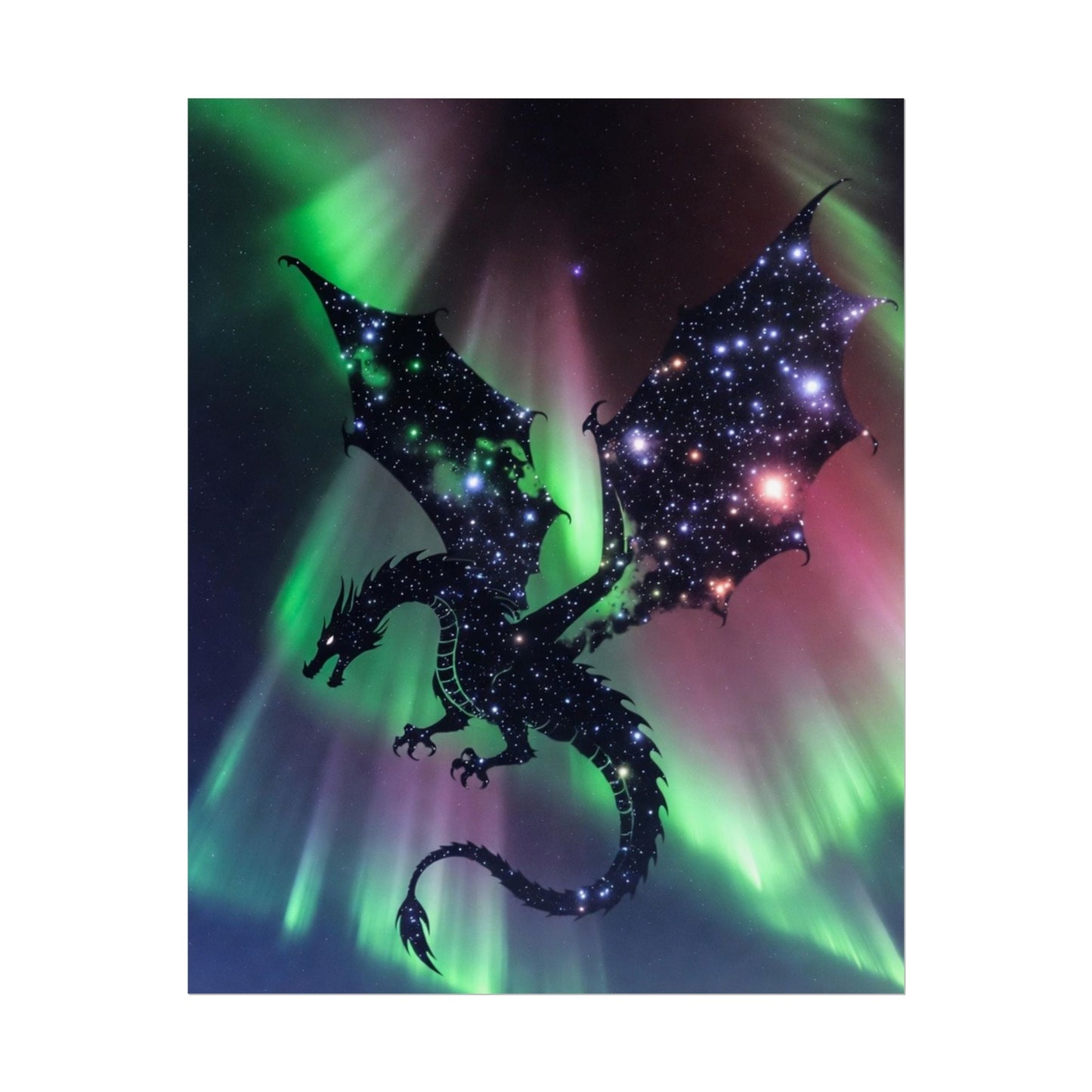Dragon Aurora Poster