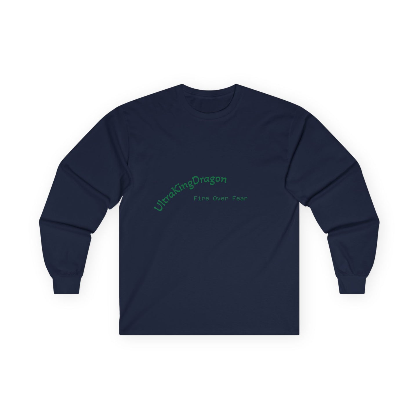 Minimalist 'Vibes Over Fear' Long Sleeve Tee