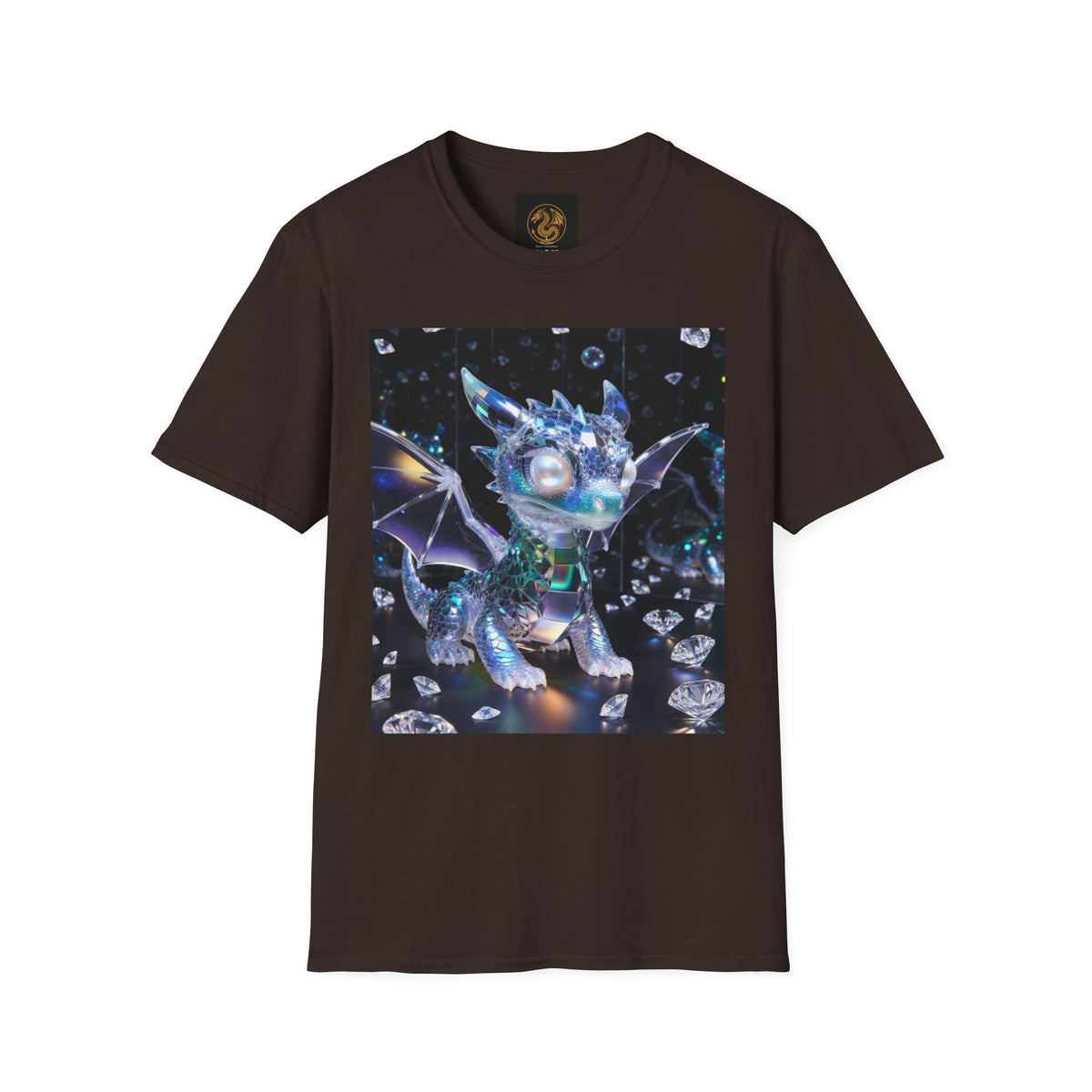 A Crystal Dragon T-Shirt — Sparkling Gem Fantasy Tee