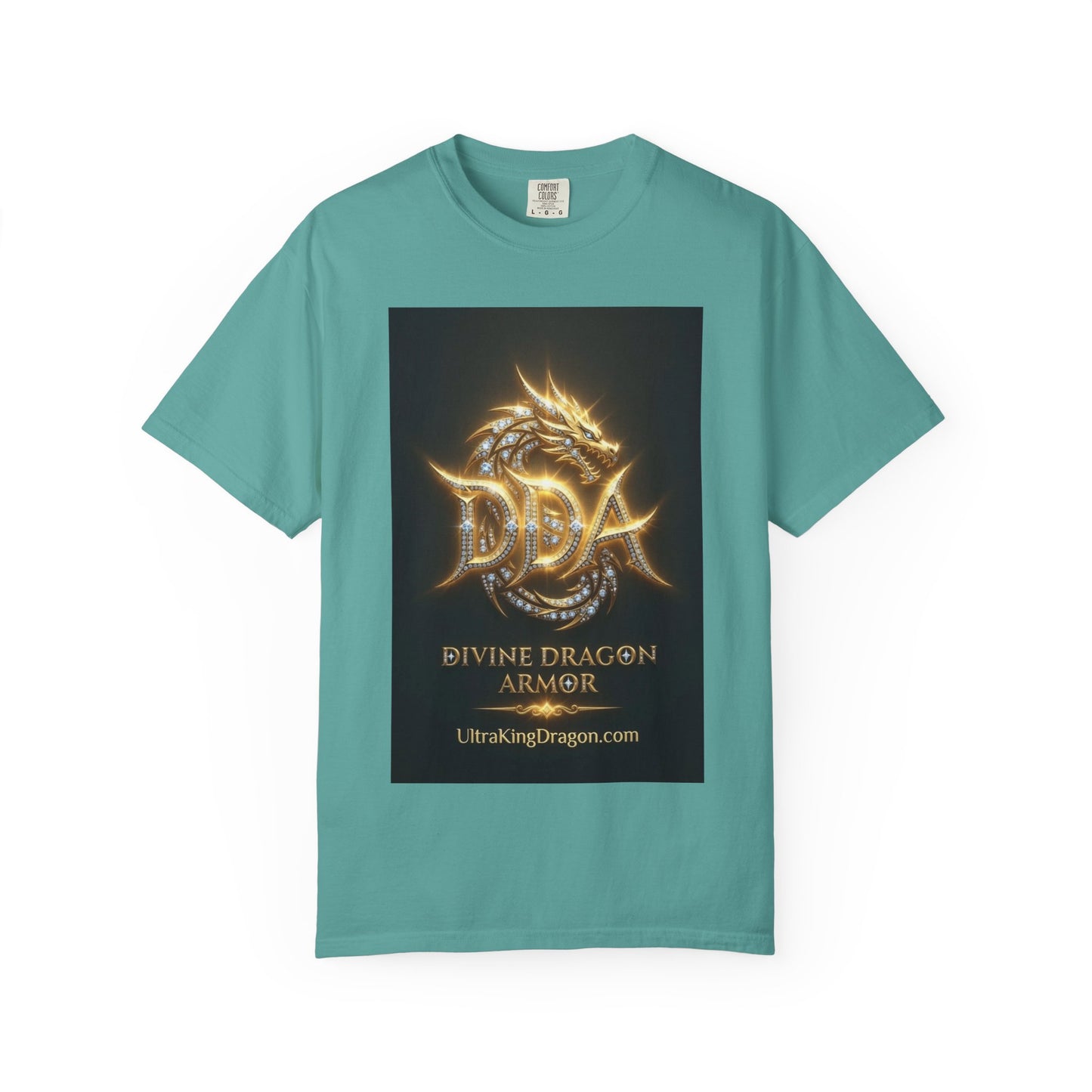 A DIVINE DRAGON ARMOR MEN OR WOMANS Garment-Dyed T-shirt