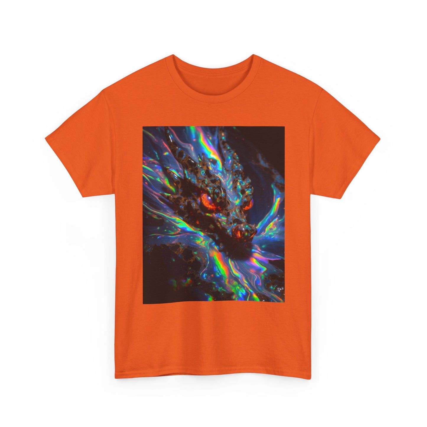 Psychedelic Dragon T-Shirt — Neon Cosmic Dragon Graphic Tee