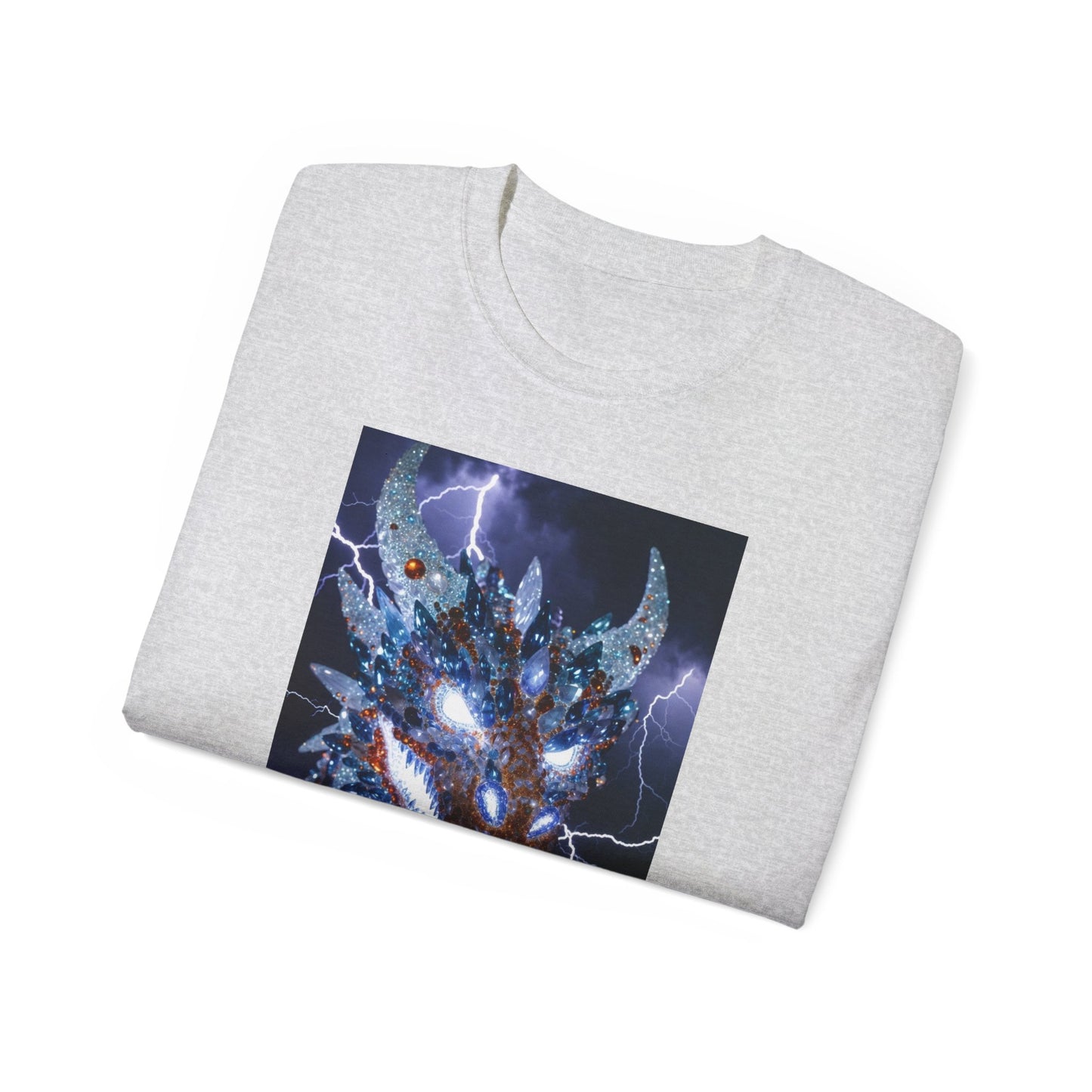 Electric Dragon T-Shirt — Lightning Fantasy Beast Graphic Tee