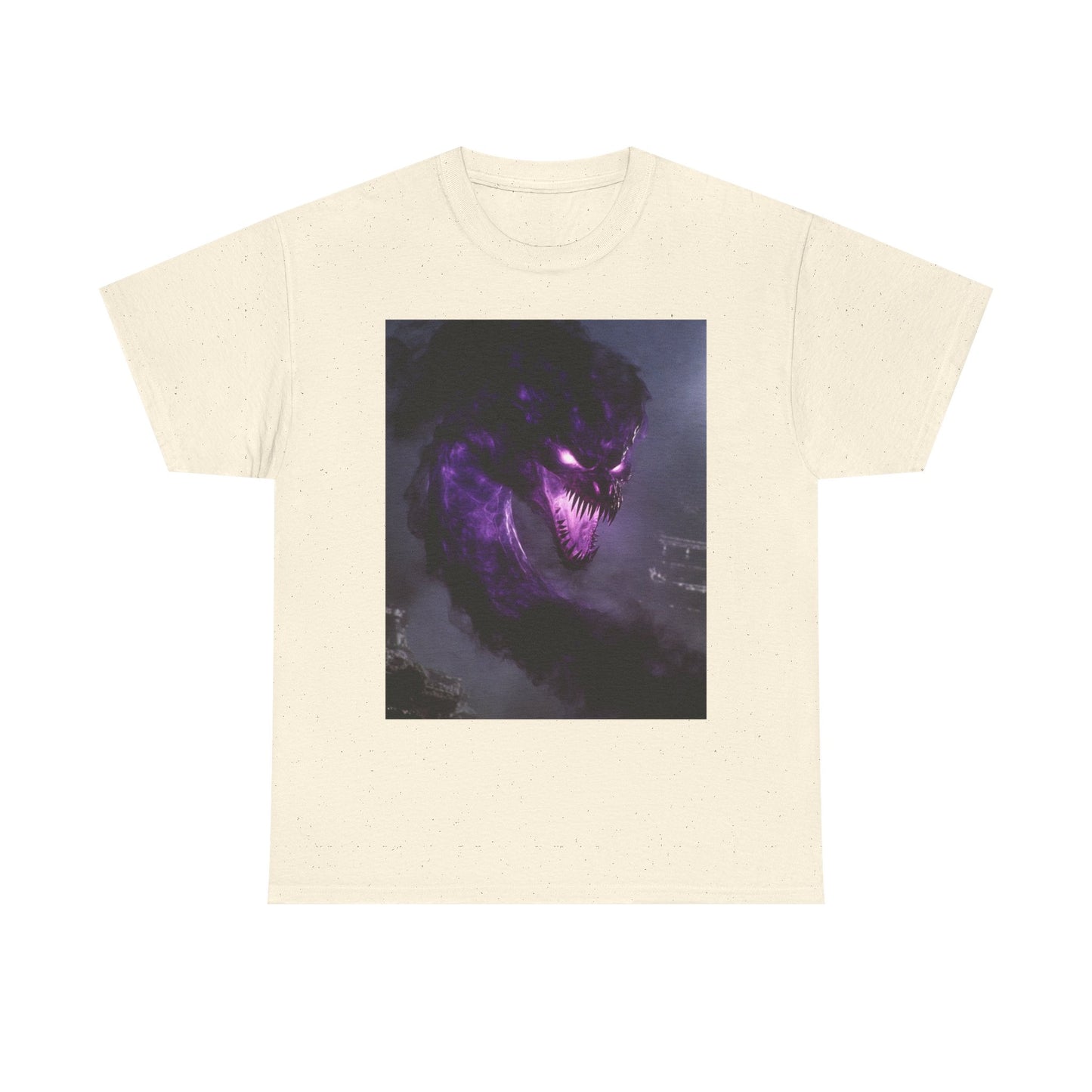 Divine Purple Dragon Ghost Heavy Cotton Tee