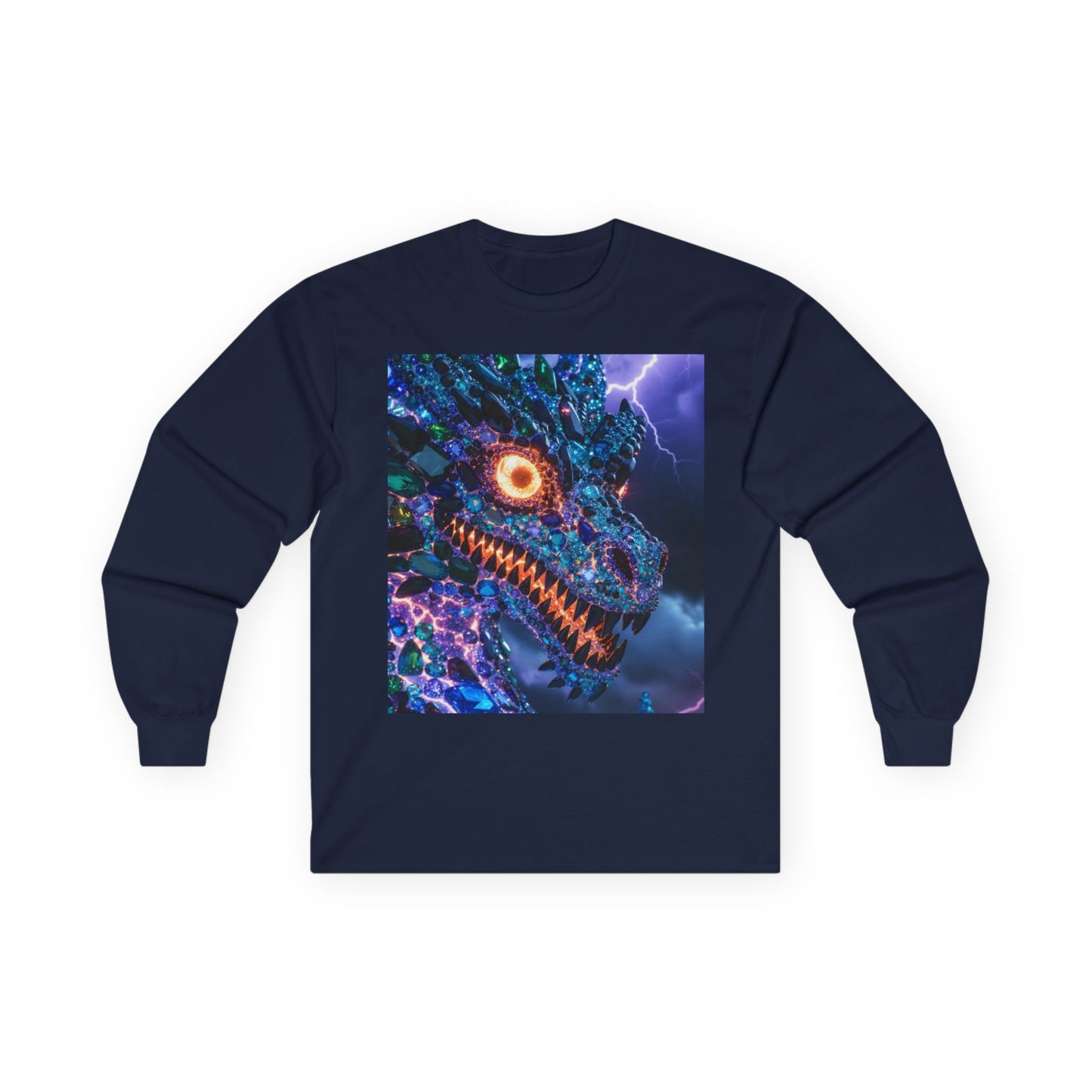 Godzilla Neon Monster Long Sleeve Tee — Electric Kaiju Graphic