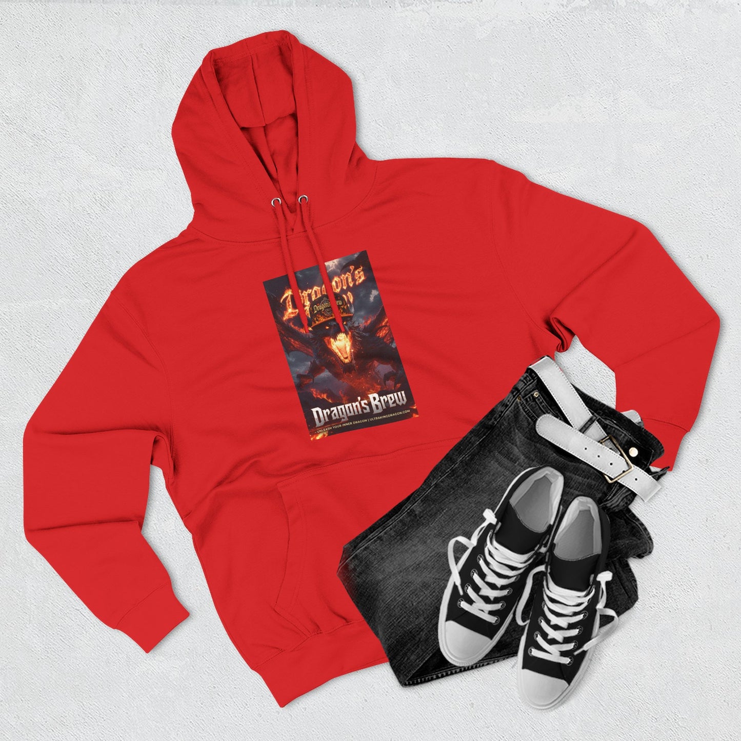 Dragons Brew Three-Panel Fleece Hoodie