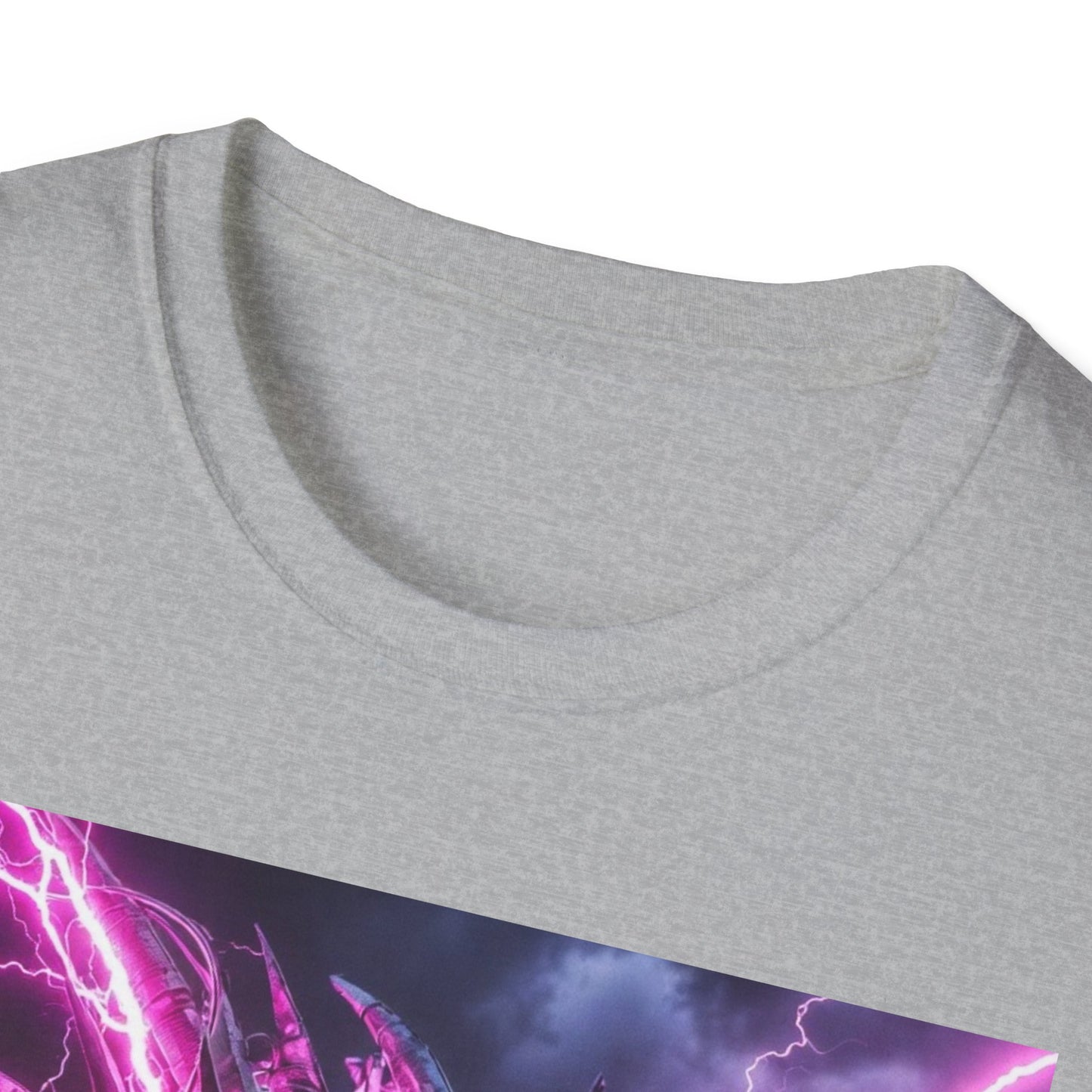 Dragon Lightning T-Shirt — Neon Purple Fantasy Dragon Graphic Tee