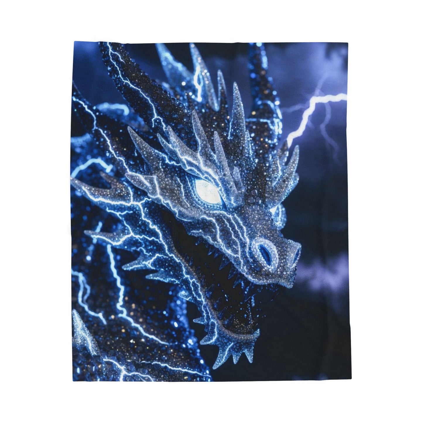 Dragon Lightning Velveteen Plush Blanket