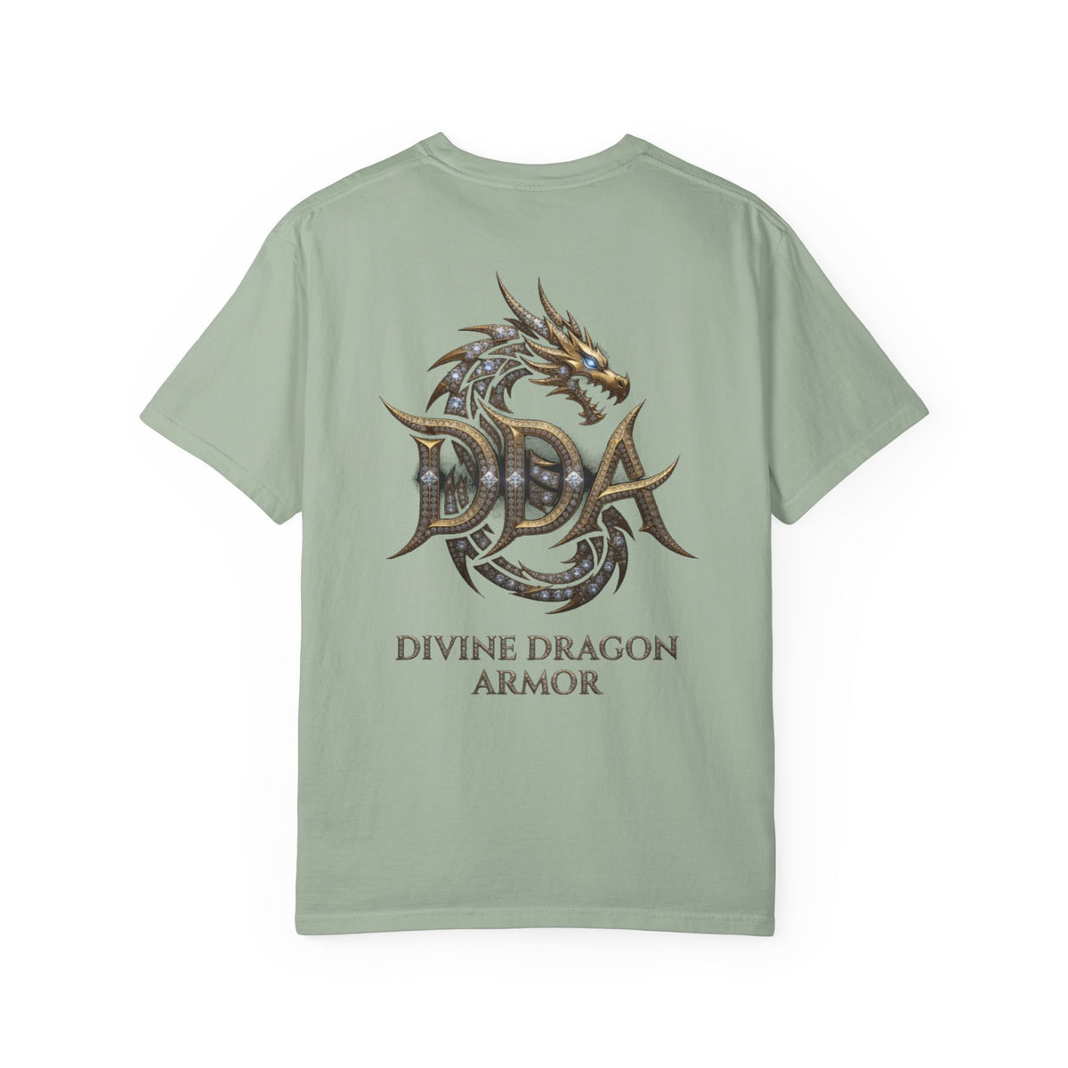 A DIVINE DRAGON ARMOR MEN OR WOMANS Garment-Dyed T-shirt