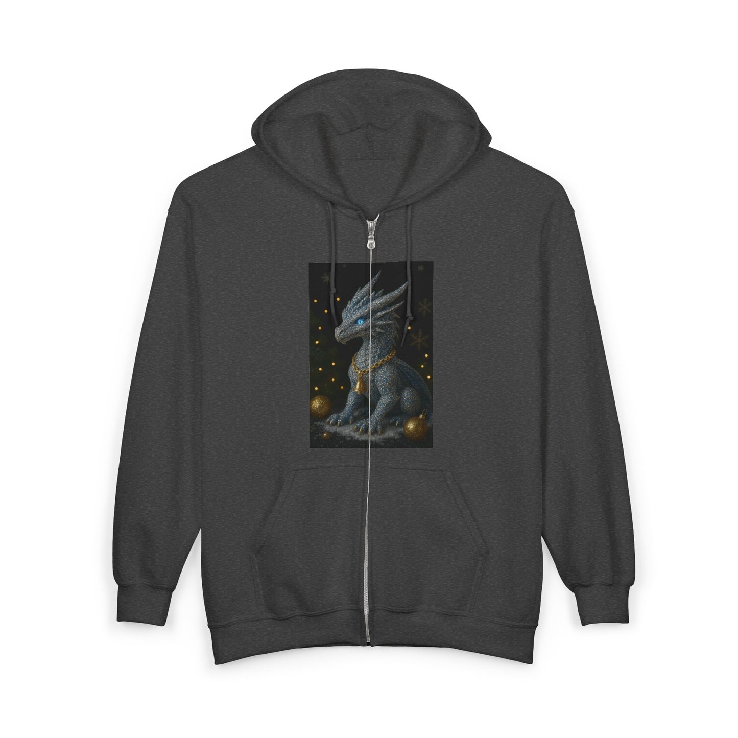 A Christmas Mystical Creature Full Zip Hoodie for Men and Women