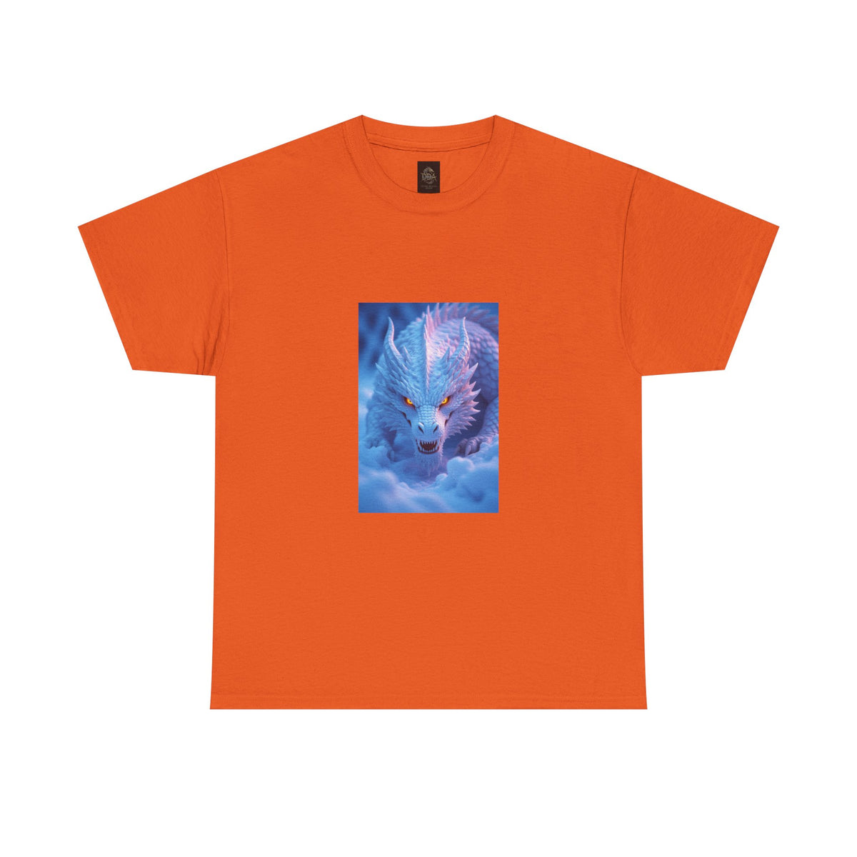 A Mystic Blue Dragon Tee — Ethereal Fantasy Animal Graphic T-Shirt