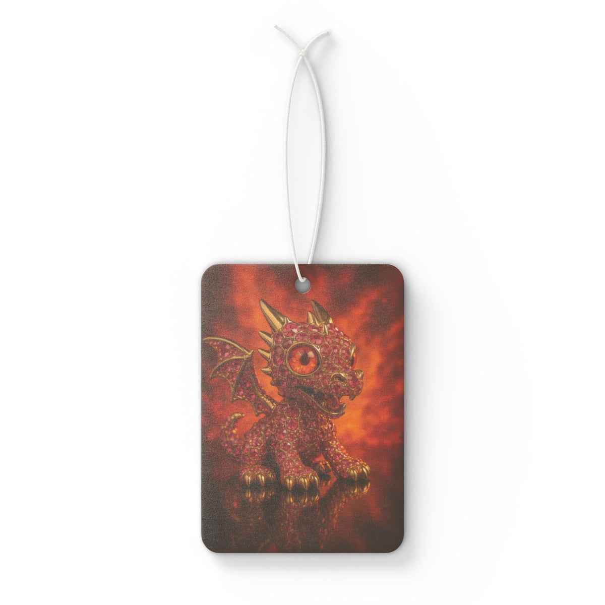 A Dragon Fire Car Air Freshener, Cute Dragon Decor, Auto Scent Diffuser, Gift for Kids, Fantasy Car Accessory, Dragon Lover Gift