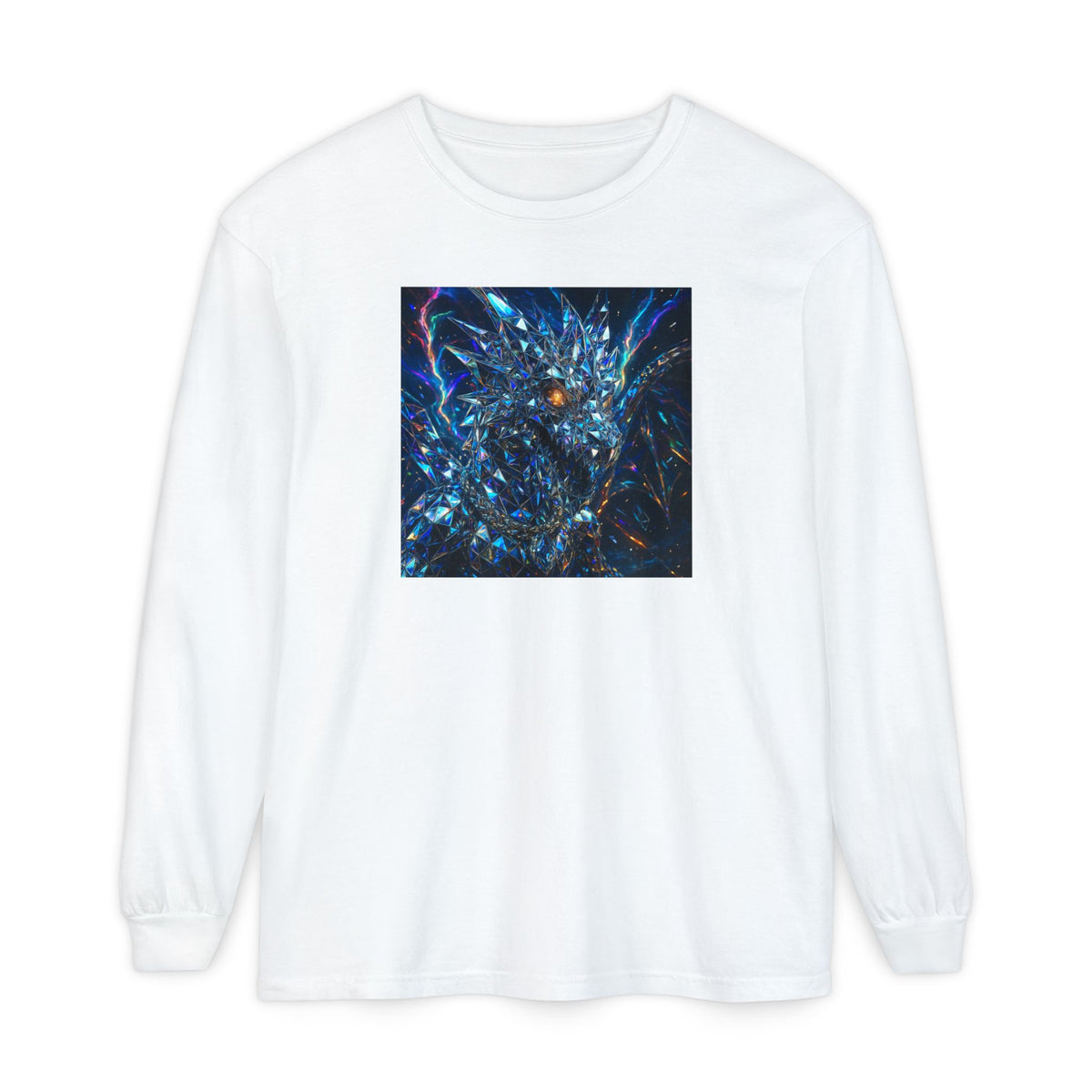 A Glass Dragon Garment-dyed Long Sleeve T-Shirt