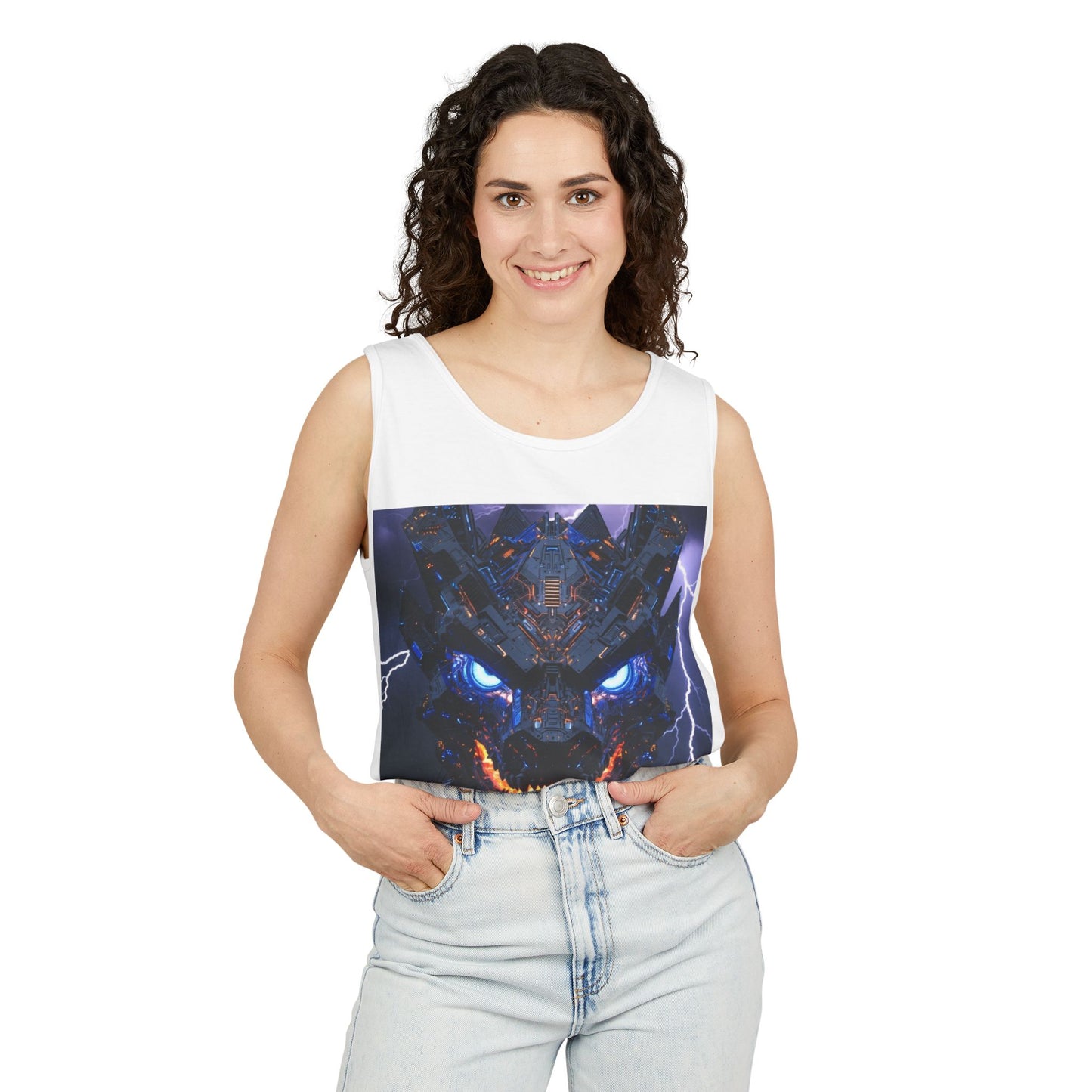 Dragon Storm Tank Top – Fierce Lightning Dragon Graphic Tank