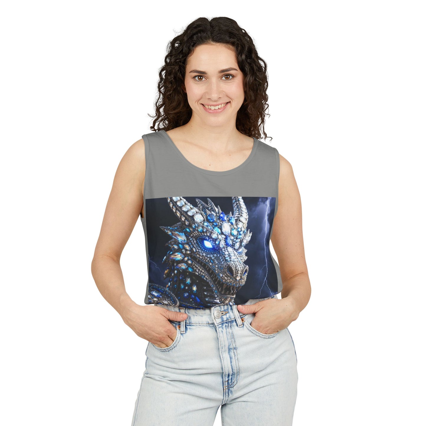 Patriotic Crystal Dragon Tank Top