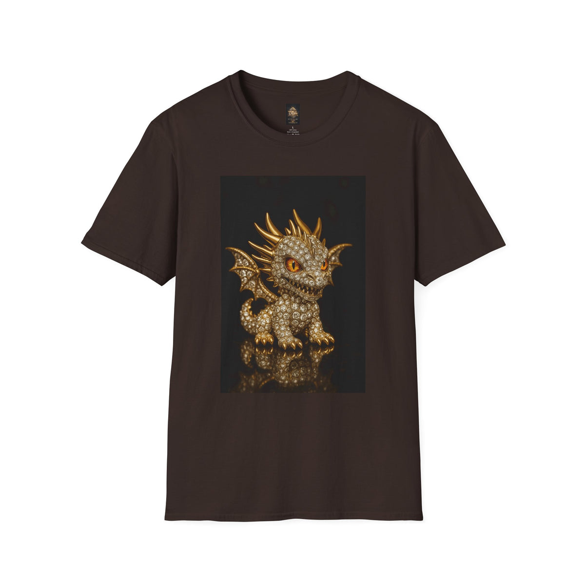 A Dragon Graphic T-Shirt, Fun Fantasy Apparel, Perfect Gift for Dragon Lovers, Casual Wear, Birthday Gift, Softstyle Tee