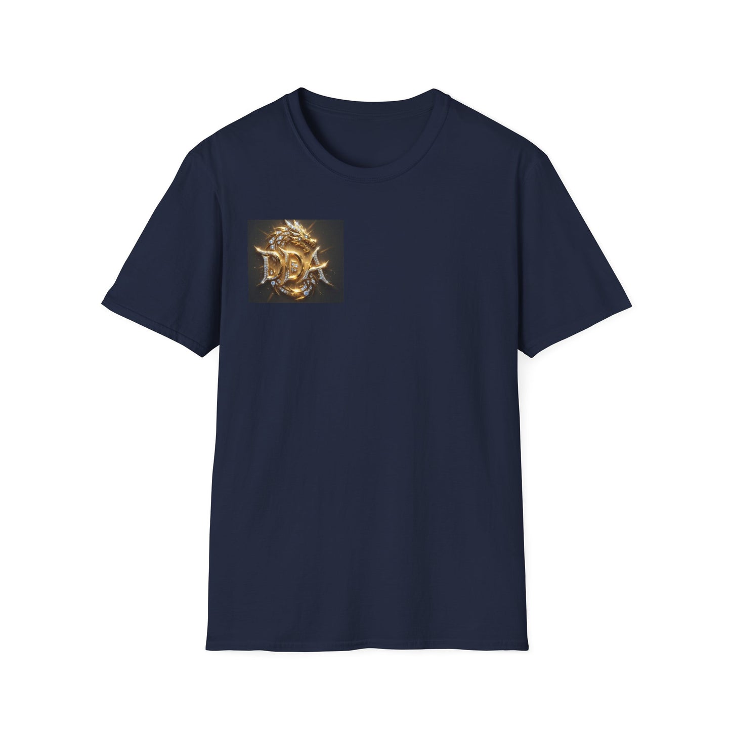 #1 seller DDA DIVINE DRAGON ARMOR T-Shirt — Golden Dragon Emblem Chest Logo, Fantasy Gaming Fan Tee