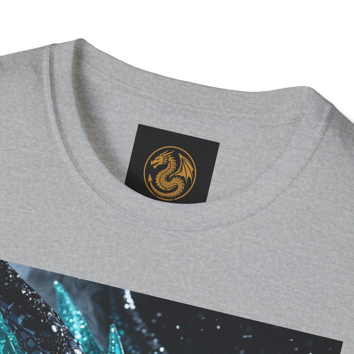 An Ice Dragon T-Shirt — Electric Frost Dragon Graphic Tee