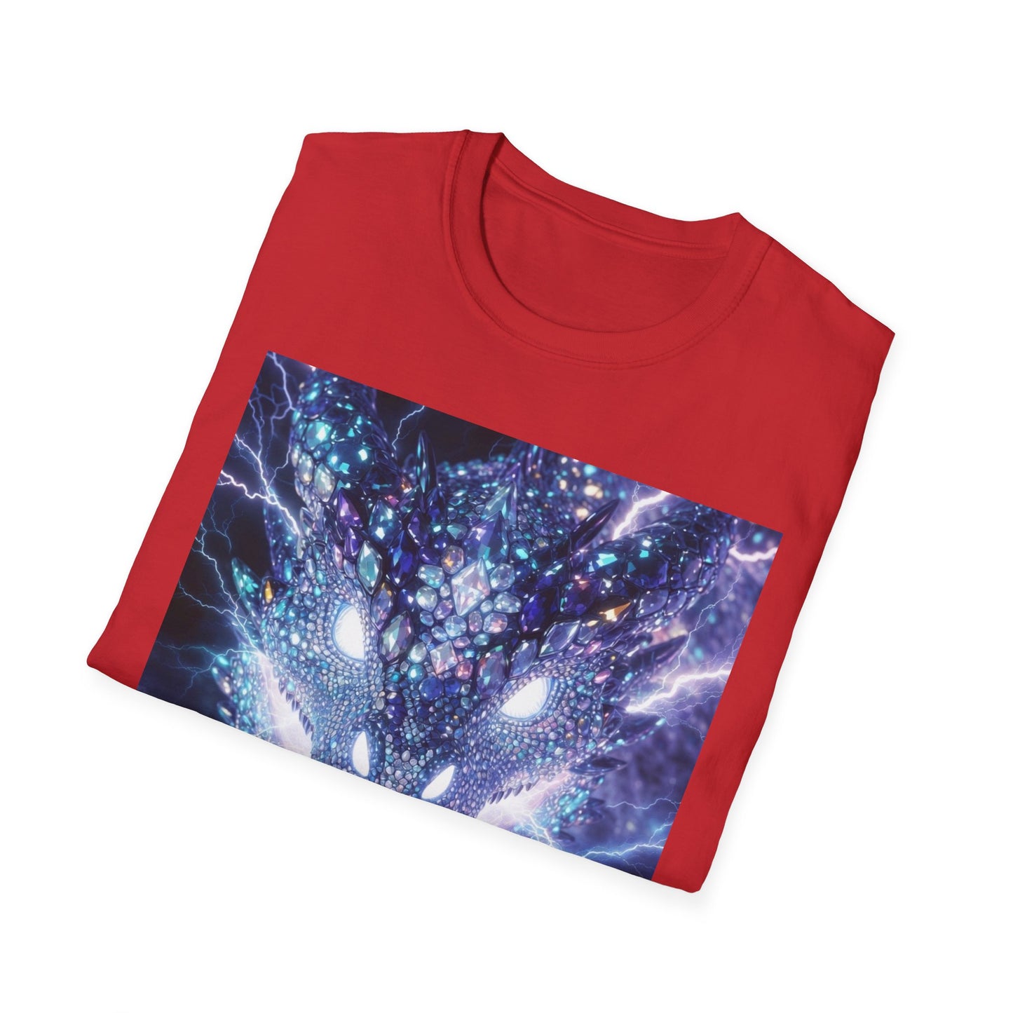 Electric Dragon T-Shirt — Neon Lightning Monster Graphic Tee