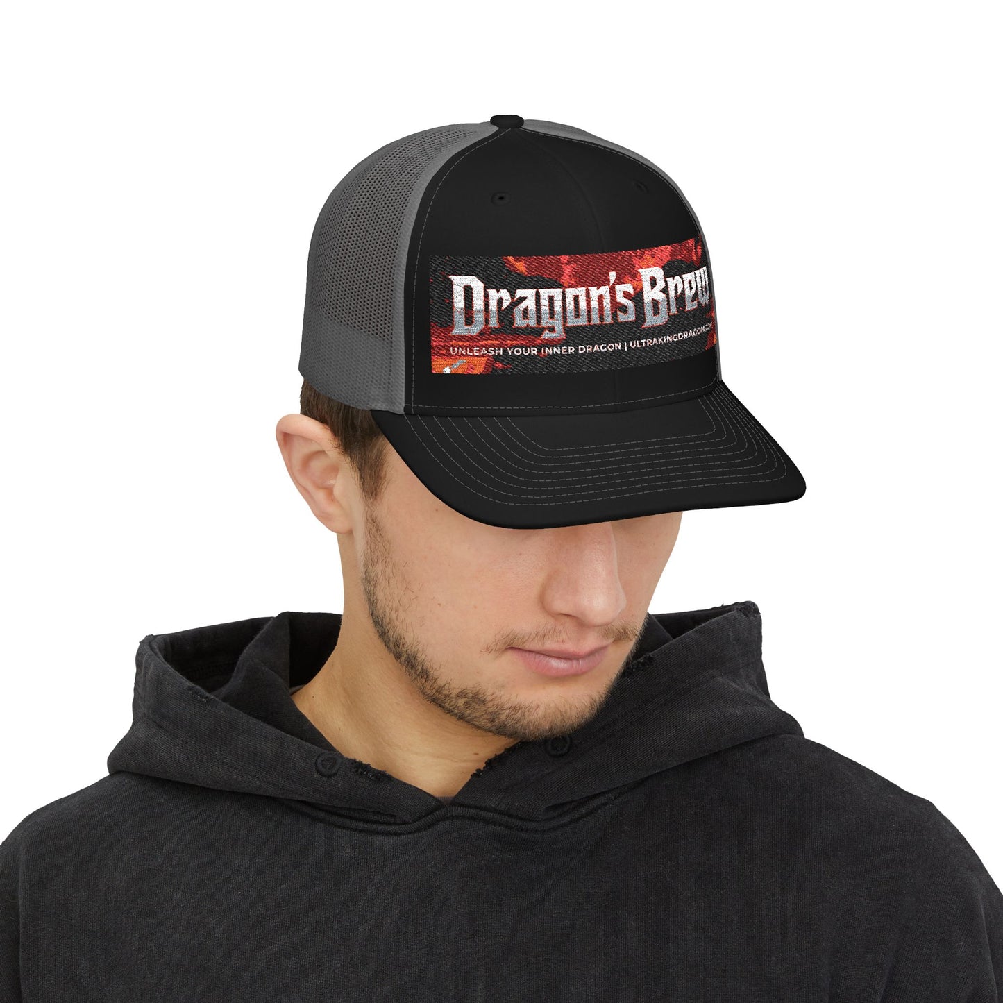 Dragon's Brew Embroidered Trucker Hat