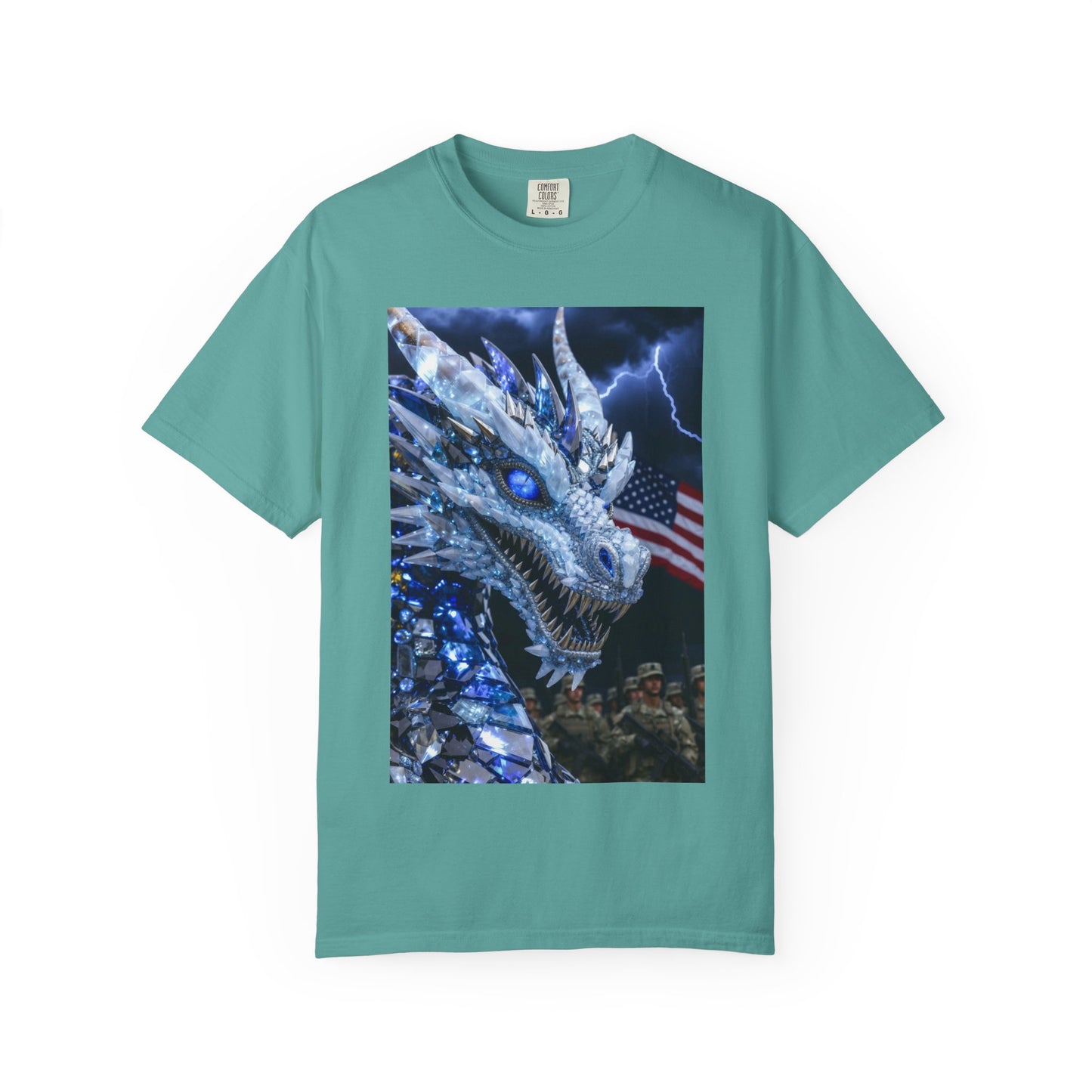 Ice Dragon Military Patriot T-Shirt