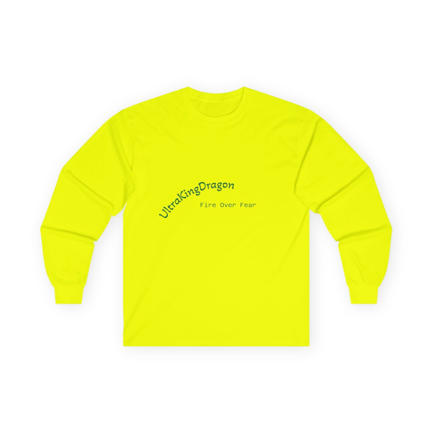 Minimalist 'Vibes Over Fear' Long Sleeve Tee