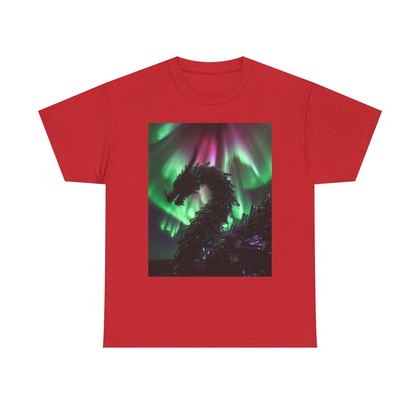 Dragon Aurora T-Shirt — Northern Lights Dragon Graphic Tee