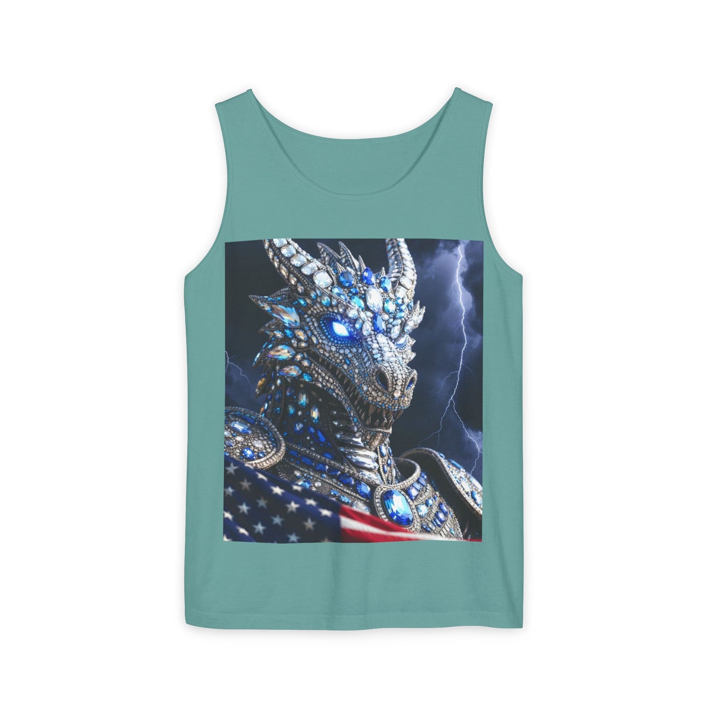 Patriotic Crystal Dragon Tank Top