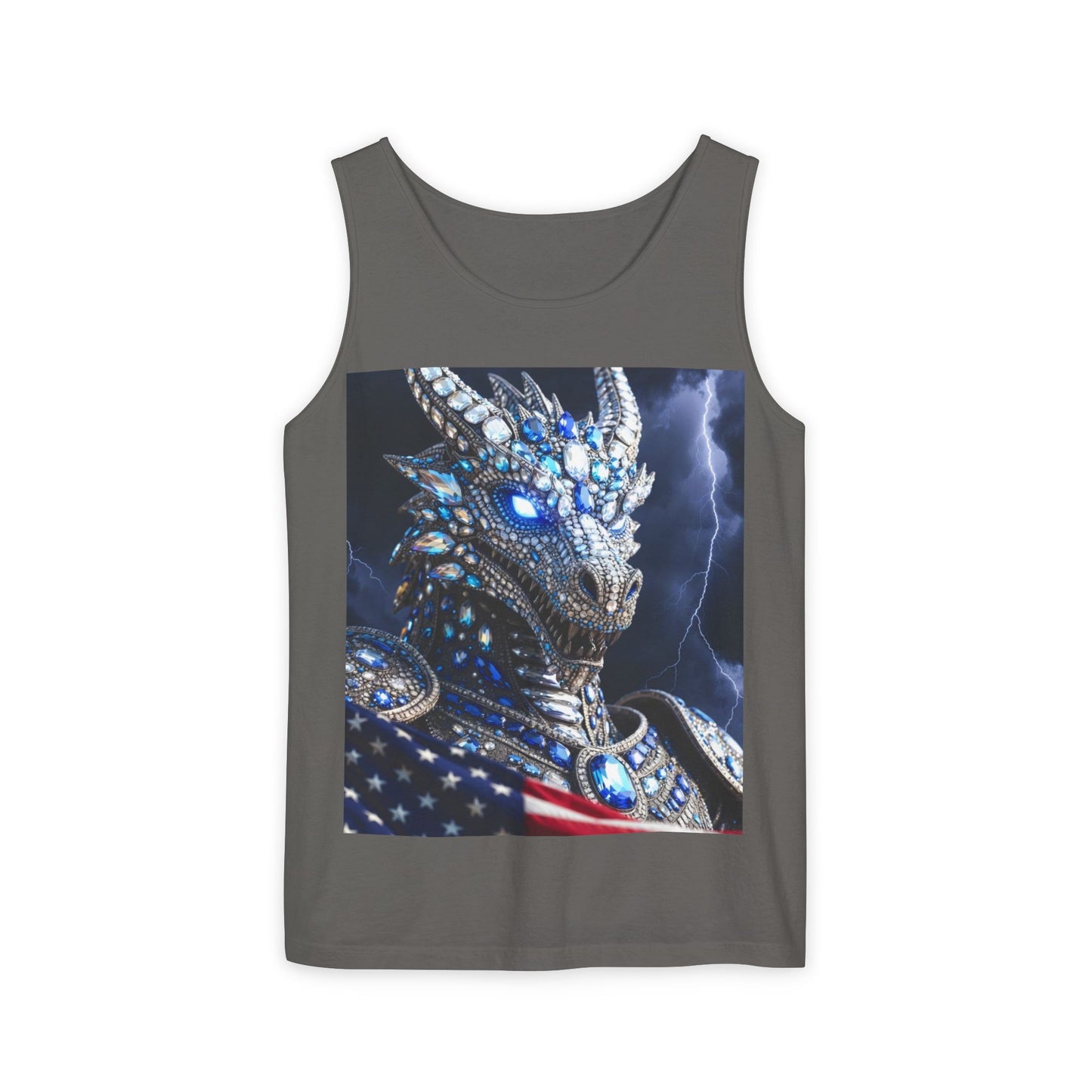 Patriotic Crystal Dragon Tank Top