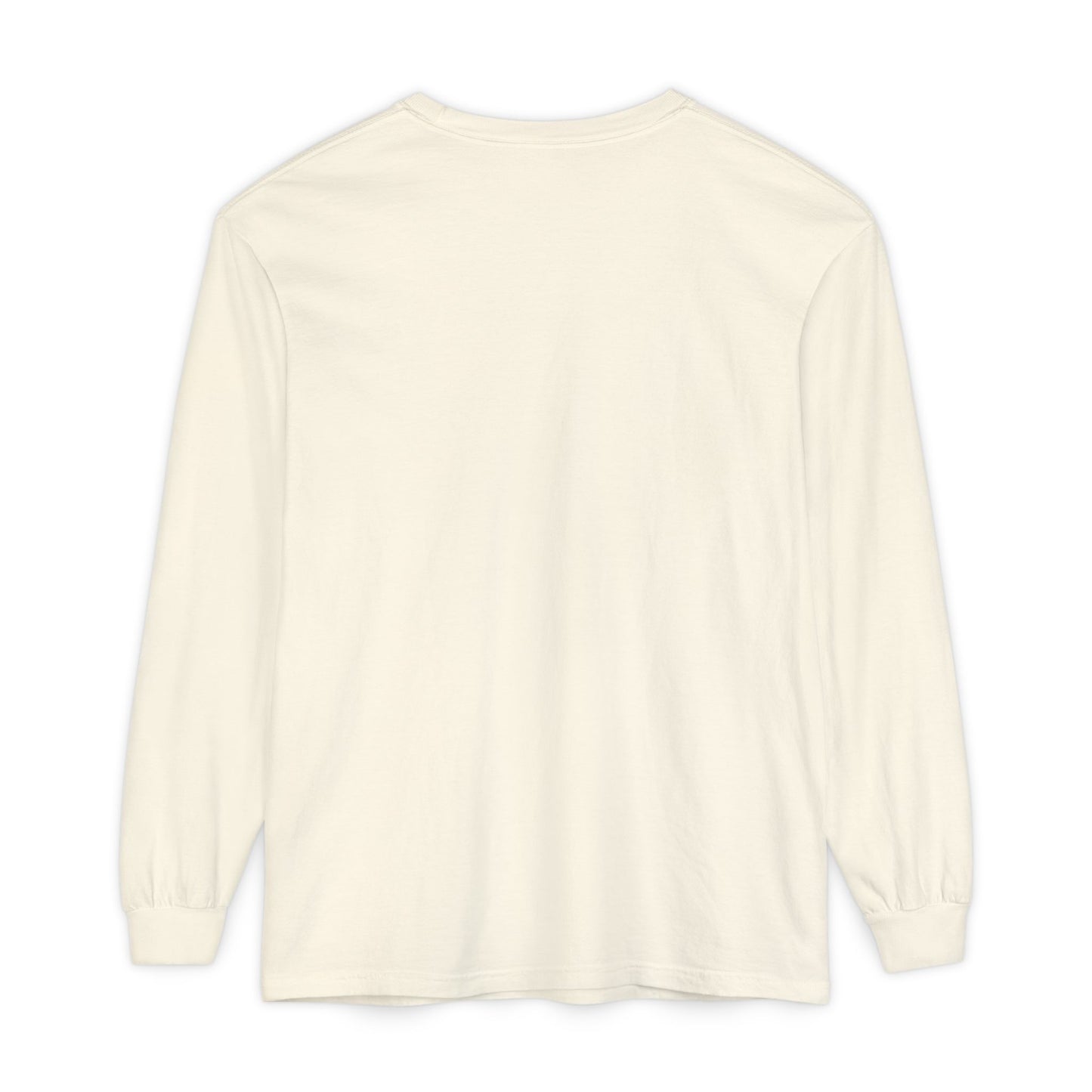 Long Sleeve T‑Shirt — Smoky Dragon Chest Print, Spooky Autumn Graphic
