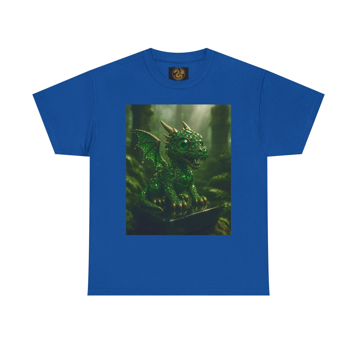 A Fantasy Dragon Graphic Tee, Heavy Cotton Shirt, Cute Dragon Top, Gifts for Dragon Lovers, Whimsical Art T-Shirt, Casual Wear