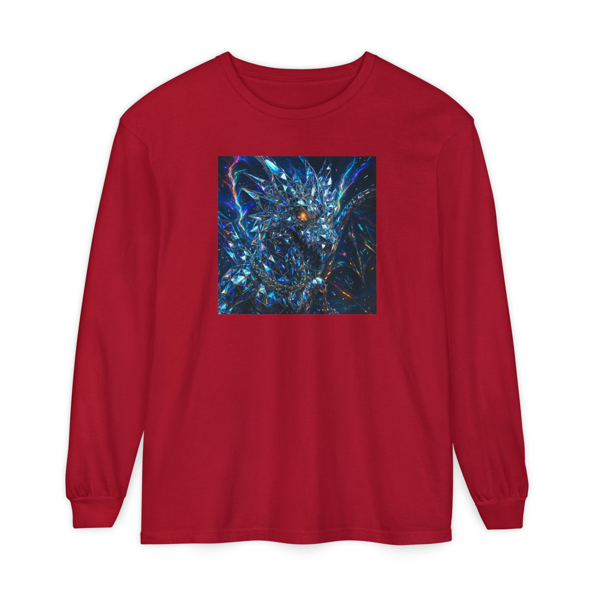 A Glass Dragon Garment-dyed Long Sleeve T-Shirt