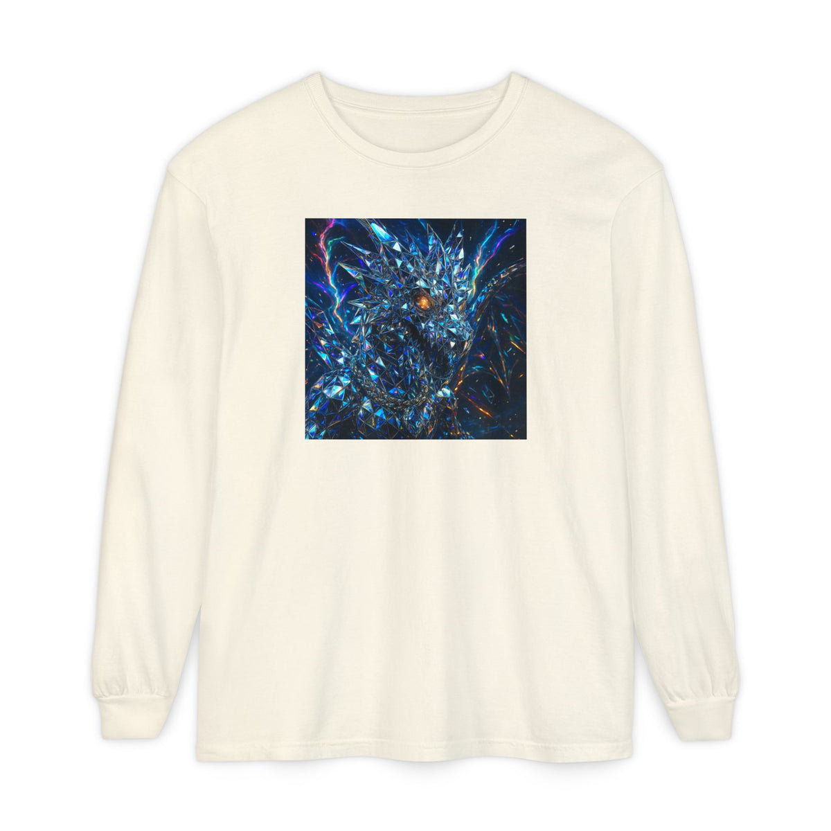 A Glass Dragon Garment-dyed Long Sleeve T-Shirt