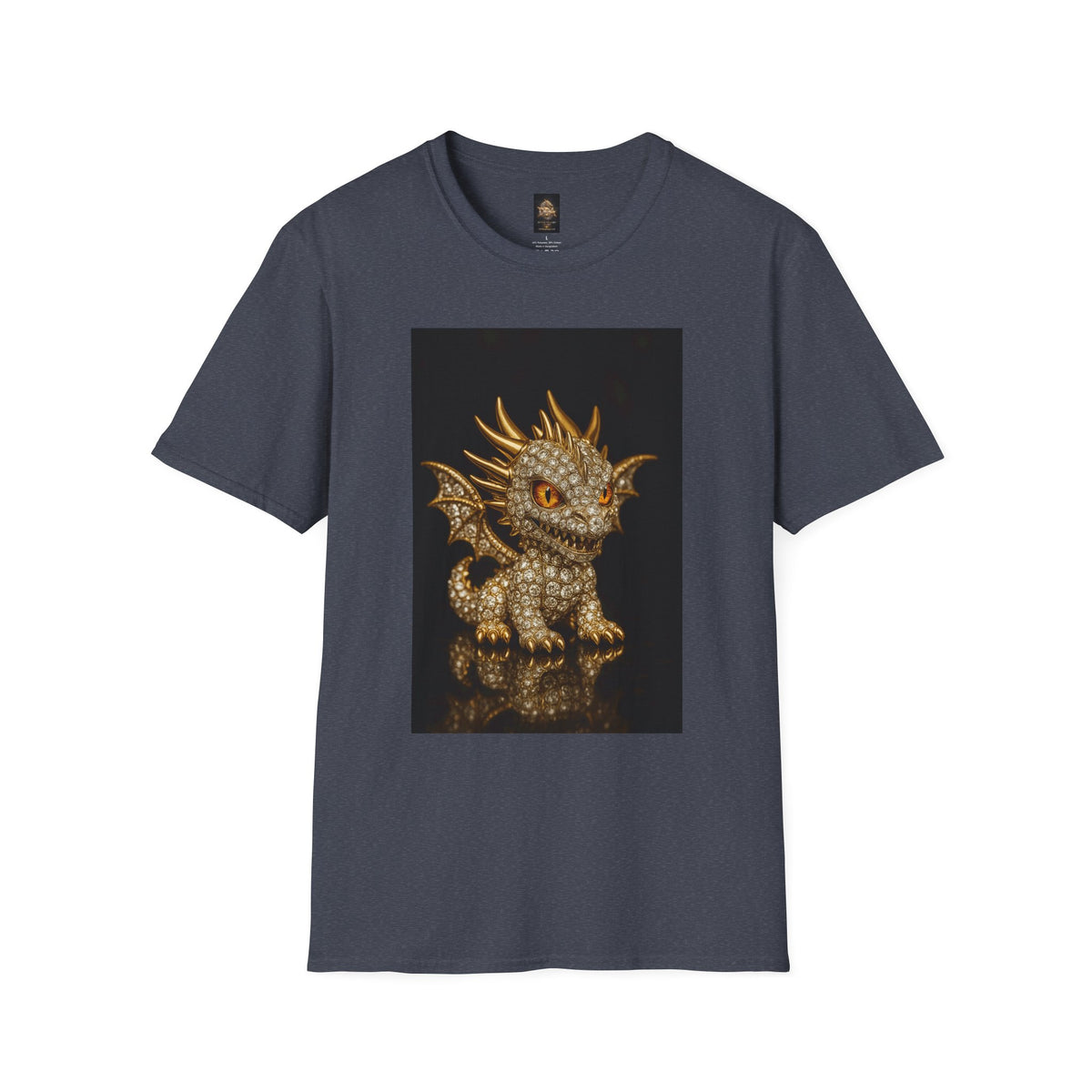 A Dragon Graphic T-Shirt, Fun Fantasy Apparel, Perfect Gift for Dragon Lovers, Casual Wear, Birthday Gift, Softstyle Tee