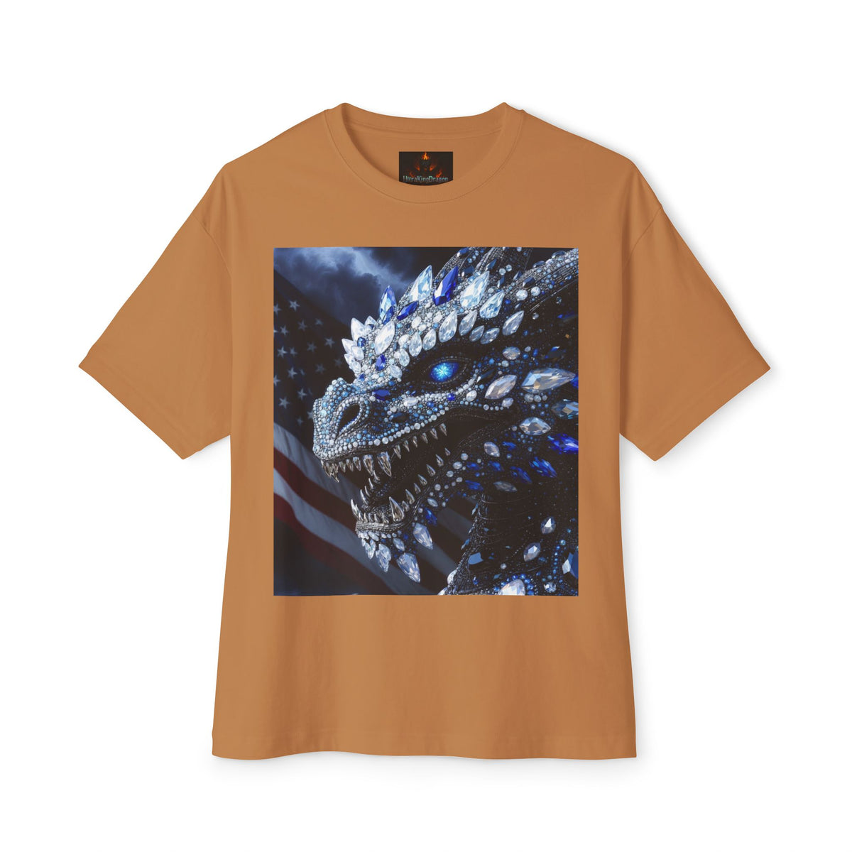 A Dragon USA 🇺🇸 Oversized Boxy Tee - Relaxed Fit Shirt for Casual Wear, Perfect Gift for Birthdays, Holidays, Lounge, Everyday Style, Uplifting [...]