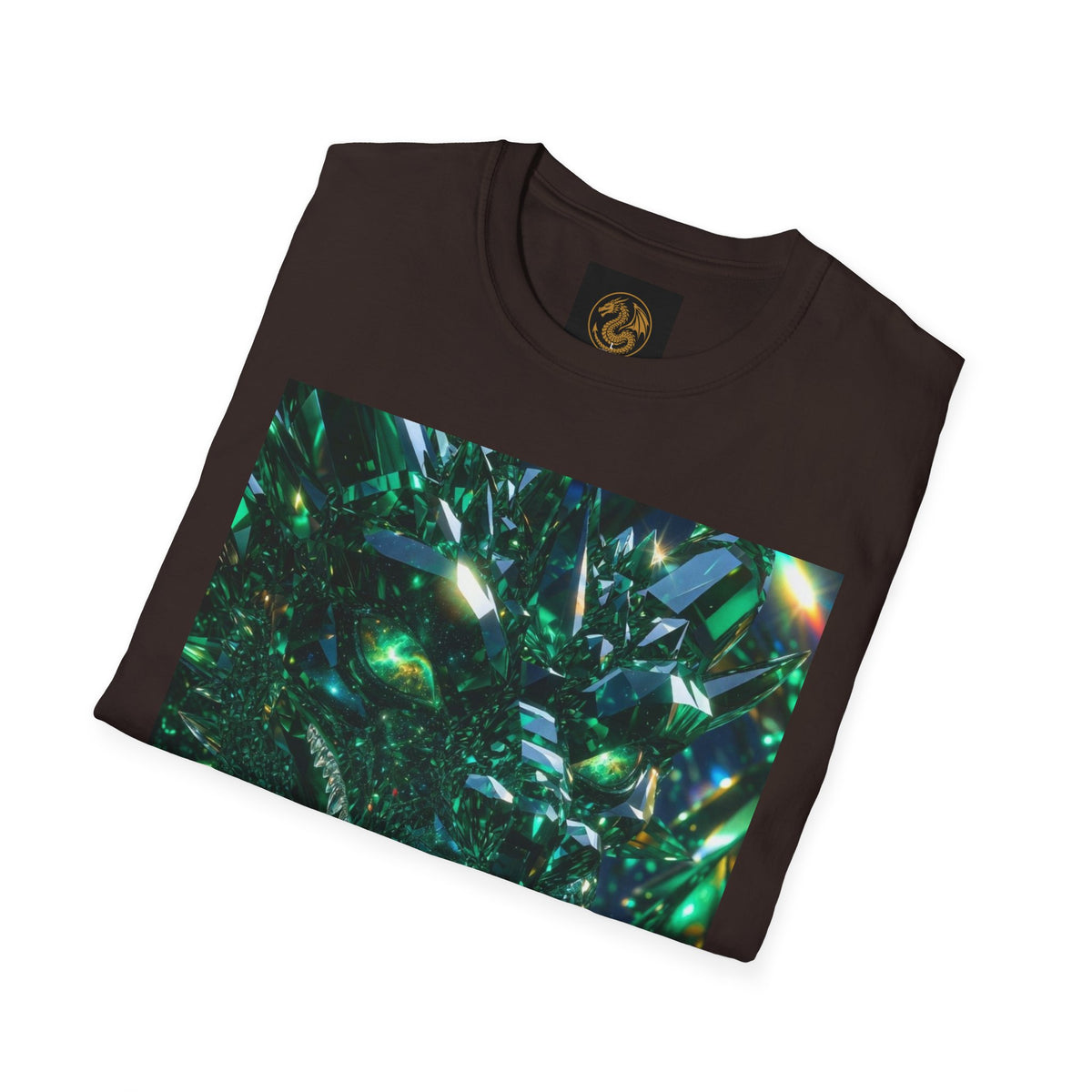 An Emerald Dragon Crystal Skull T-Shirt