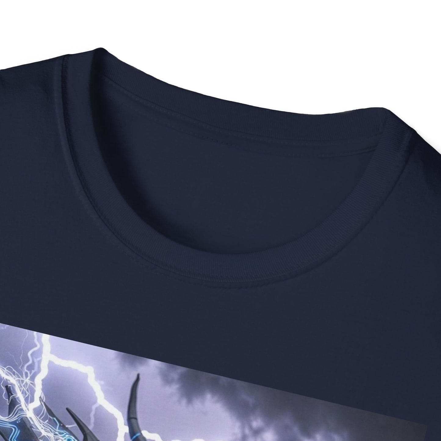 Dragon Storm T-Shirt — Electric Blue Fantasy Dragon Tee