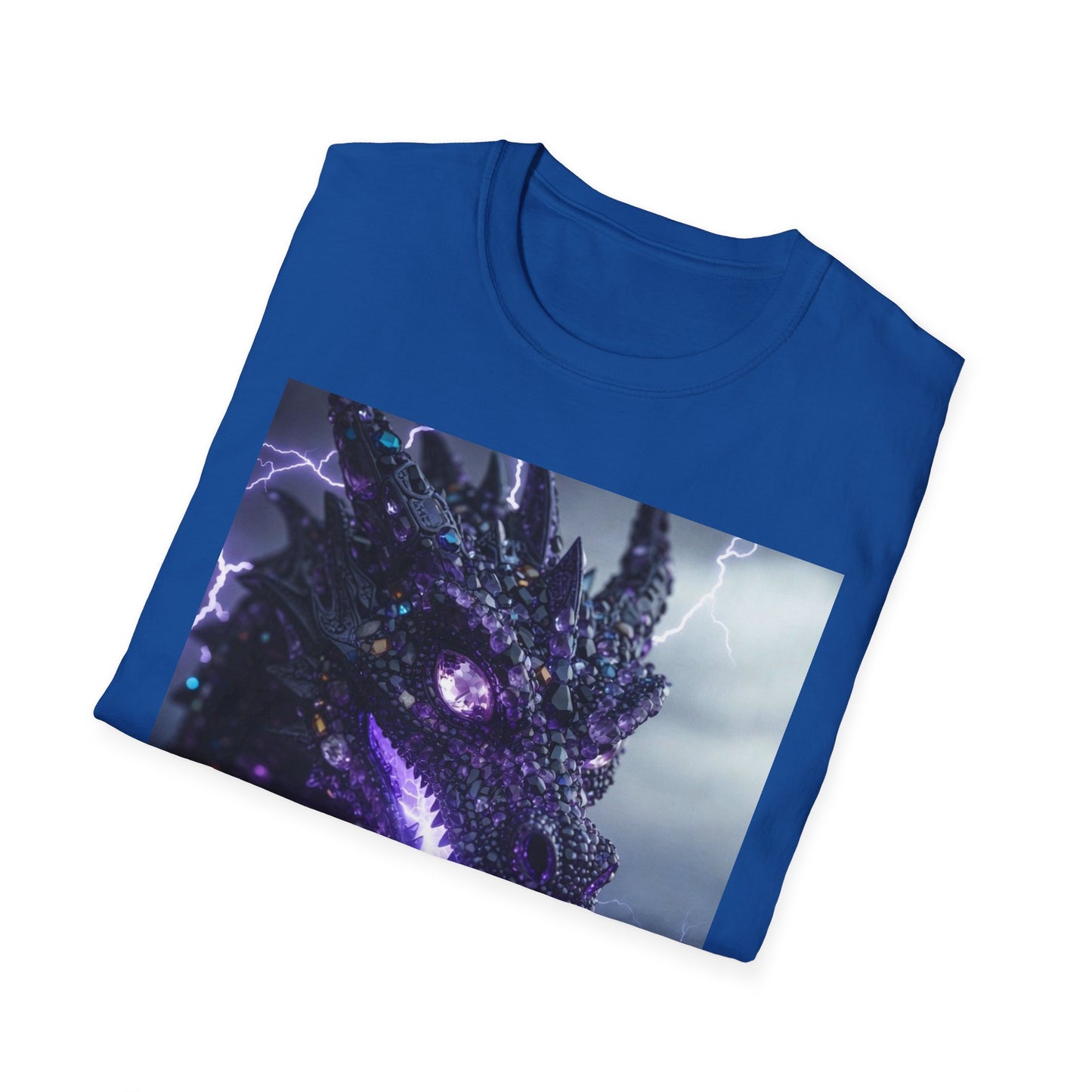 Dragon Lightning T-Shirt — Neon Electric Fantasy Graphic Tee