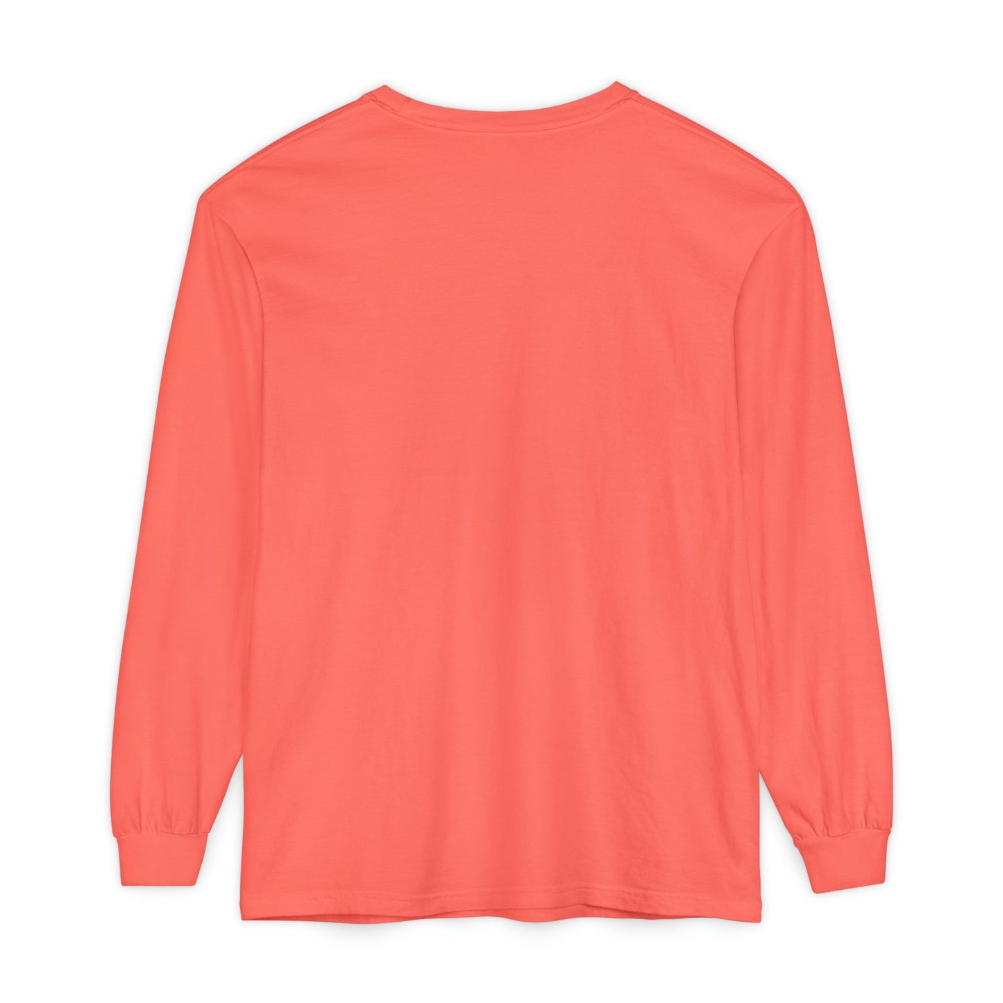 Long Sleeve T‑Shirt — Smoky Dragon Chest Print, Spooky Autumn Graphic